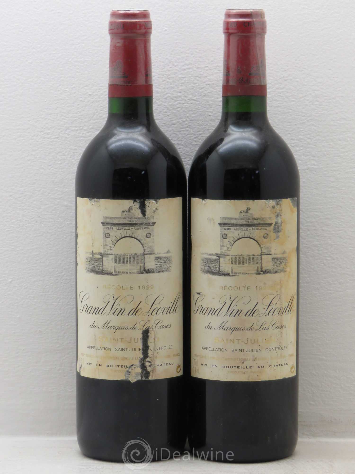 Château Léoville Las Cases 2ème Grand Cru Classé 1999 - Lot de 2 bouteilles - 0