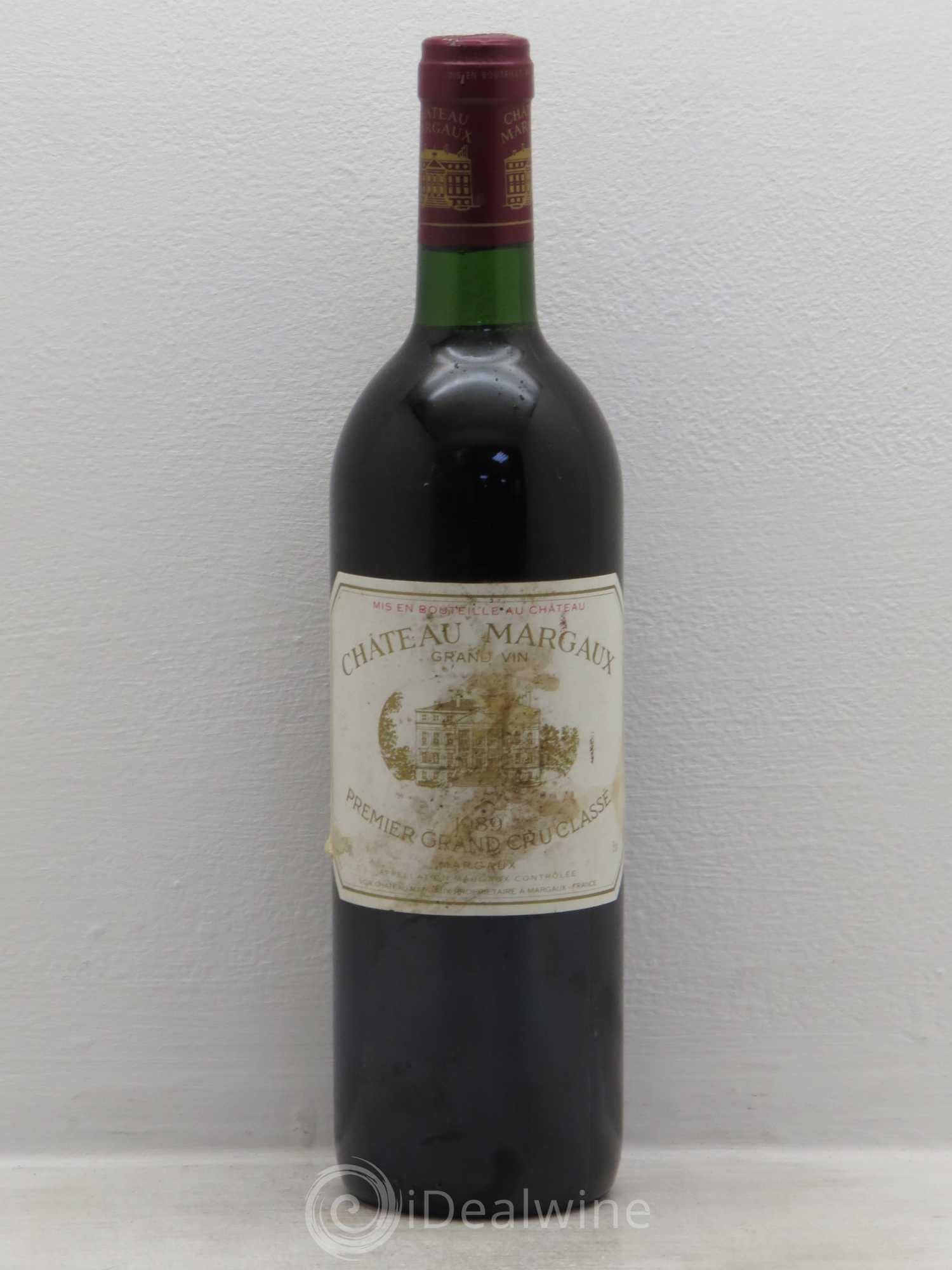 Château Margaux 1er Grand Cru Classé 1989 - Lot de 1 bouteille - 0