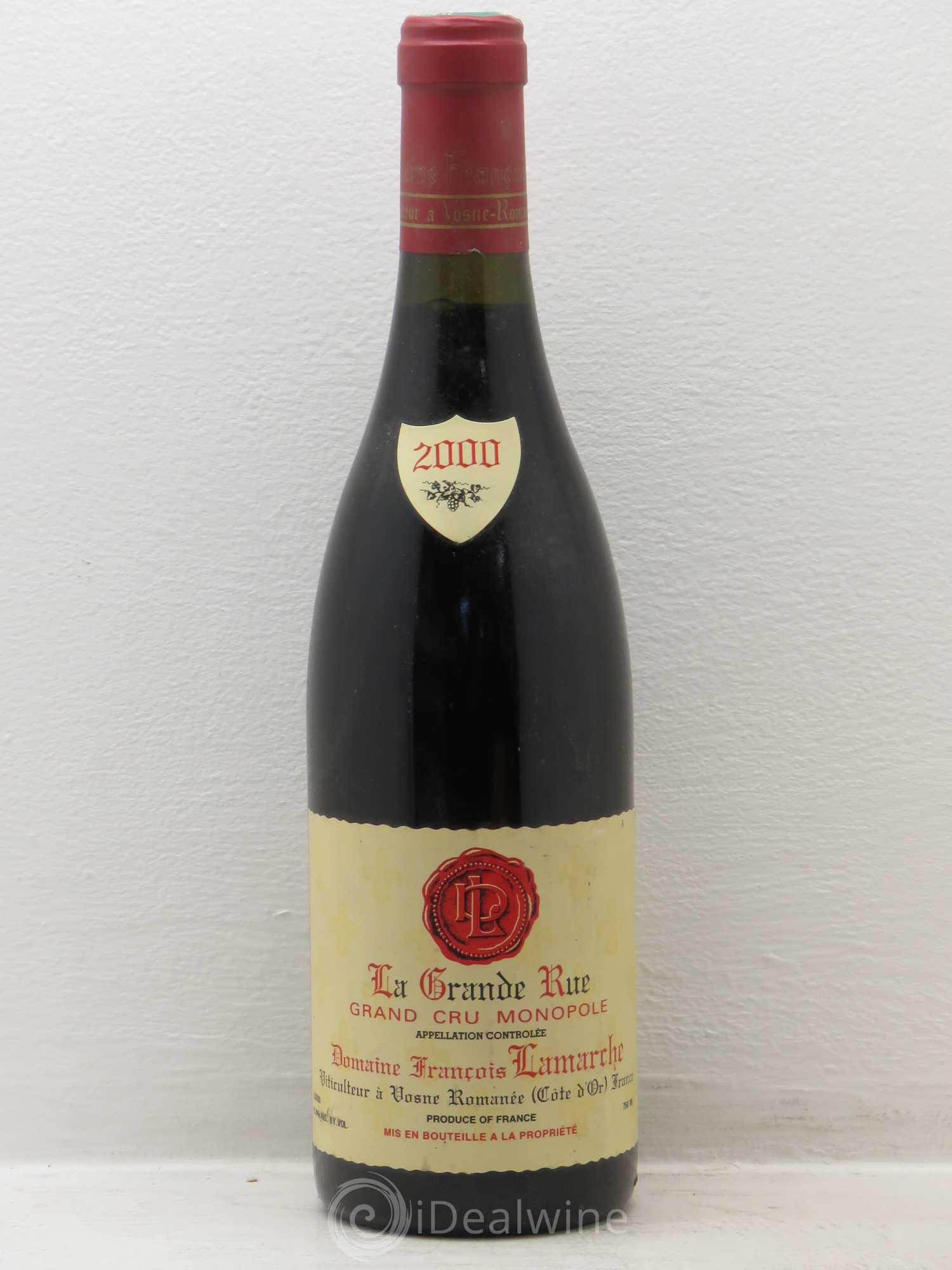 La Grande Rue Grand Cru Lamarche (Domaine) 2000 - Lot de 1 bouteille - 0