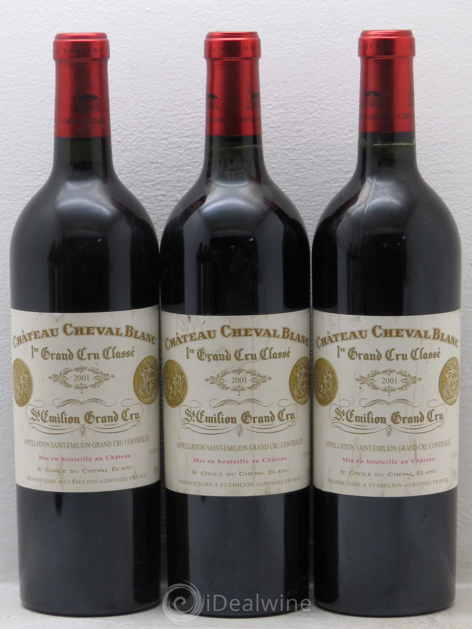 Château Cheval Blanc 1er Grand Cru Classé A 2001 - Lot de 6 bouteilles - 2