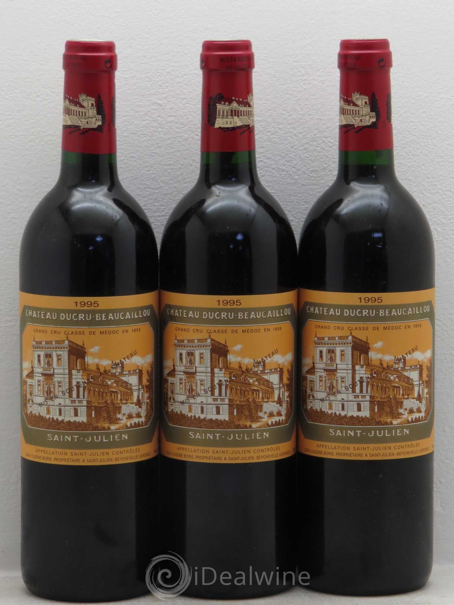 Château Ducru Beaucaillou 2ème Grand Cru Classé 1995 - Lot de 3 bouteilles - 0