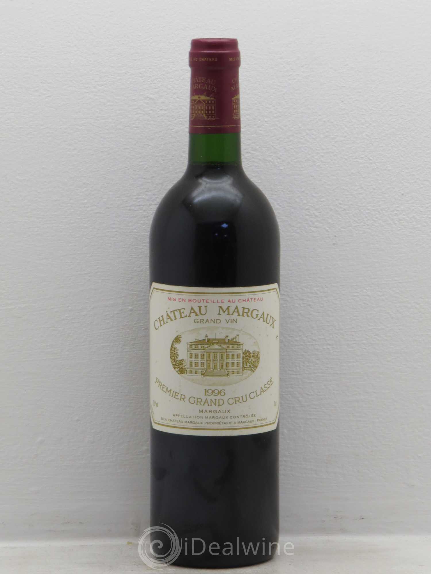 Château Margaux 1er Grand Cru Classé 1996 - Lot de 1 bouteille - 0
