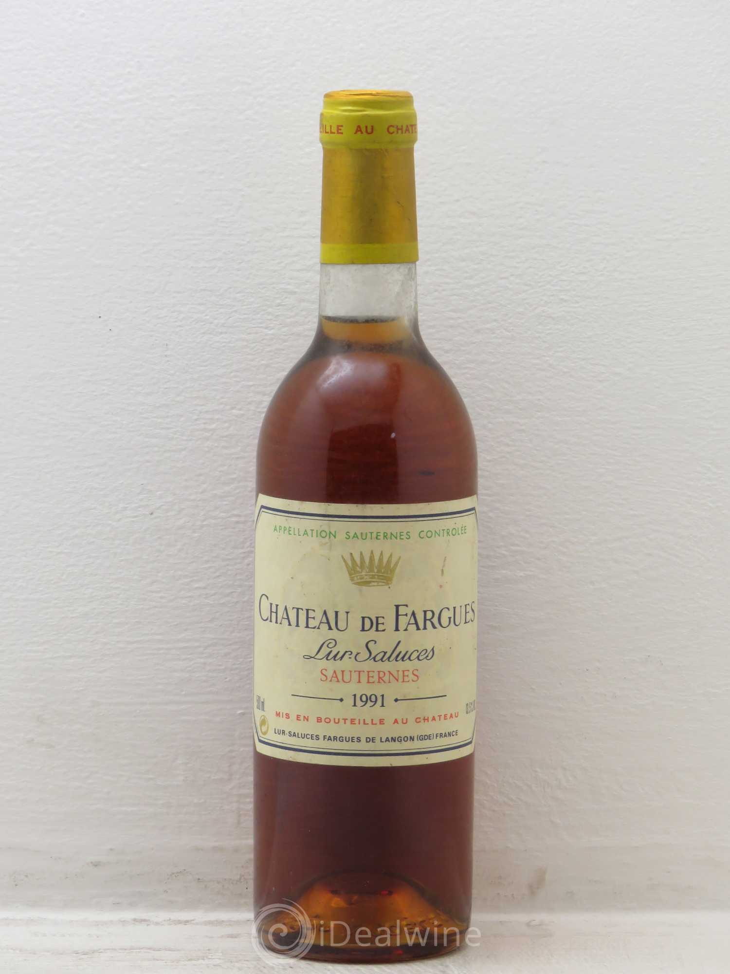 Château de Fargues 1991 - Lotto di 1 bottiglia - 0
