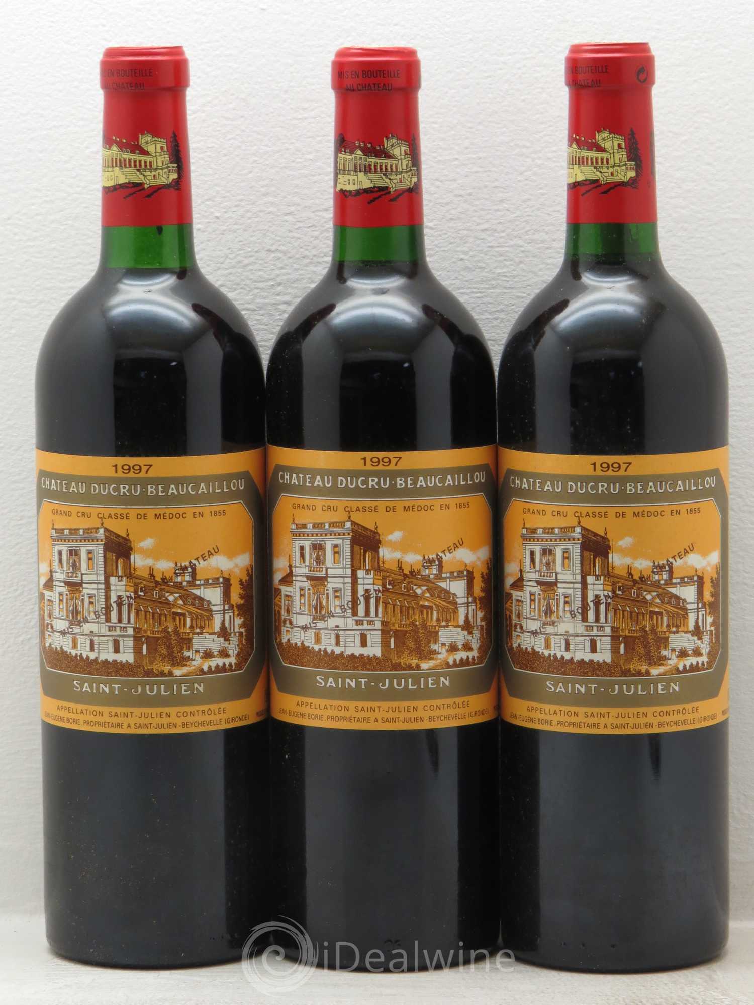 Château Ducru Beaucaillou 2ème Grand Cru Classé 1997 - Lot de 3 bouteilles - 0