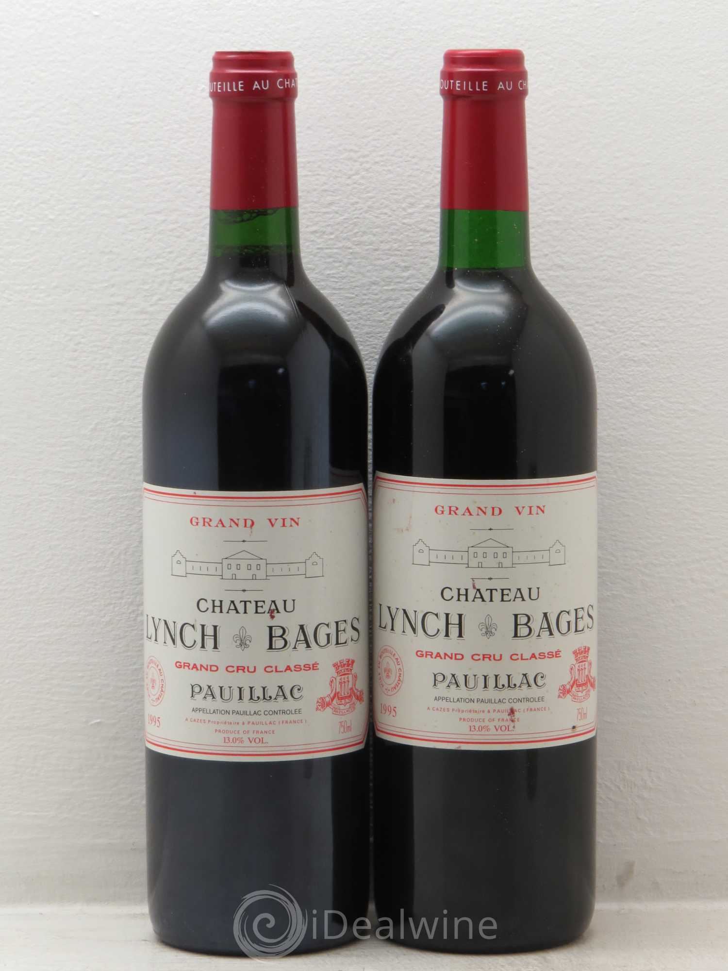 Château Lynch Bages 5ème Grand Cru Classé 1995 - Lot de 2 bouteilles - 0
