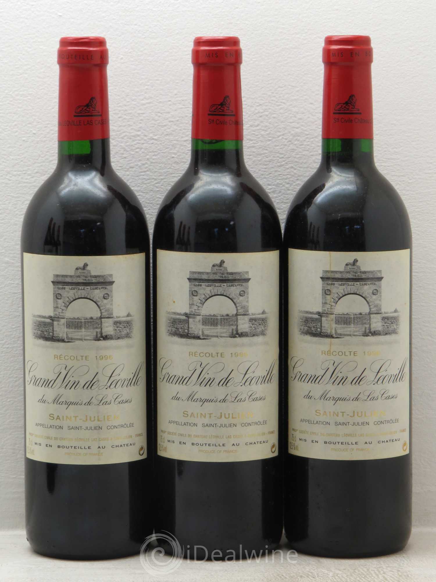 Château Léoville Las Cases 2ème Grand Cru Classé 1996 - Lot de 6 bouteilles - 2