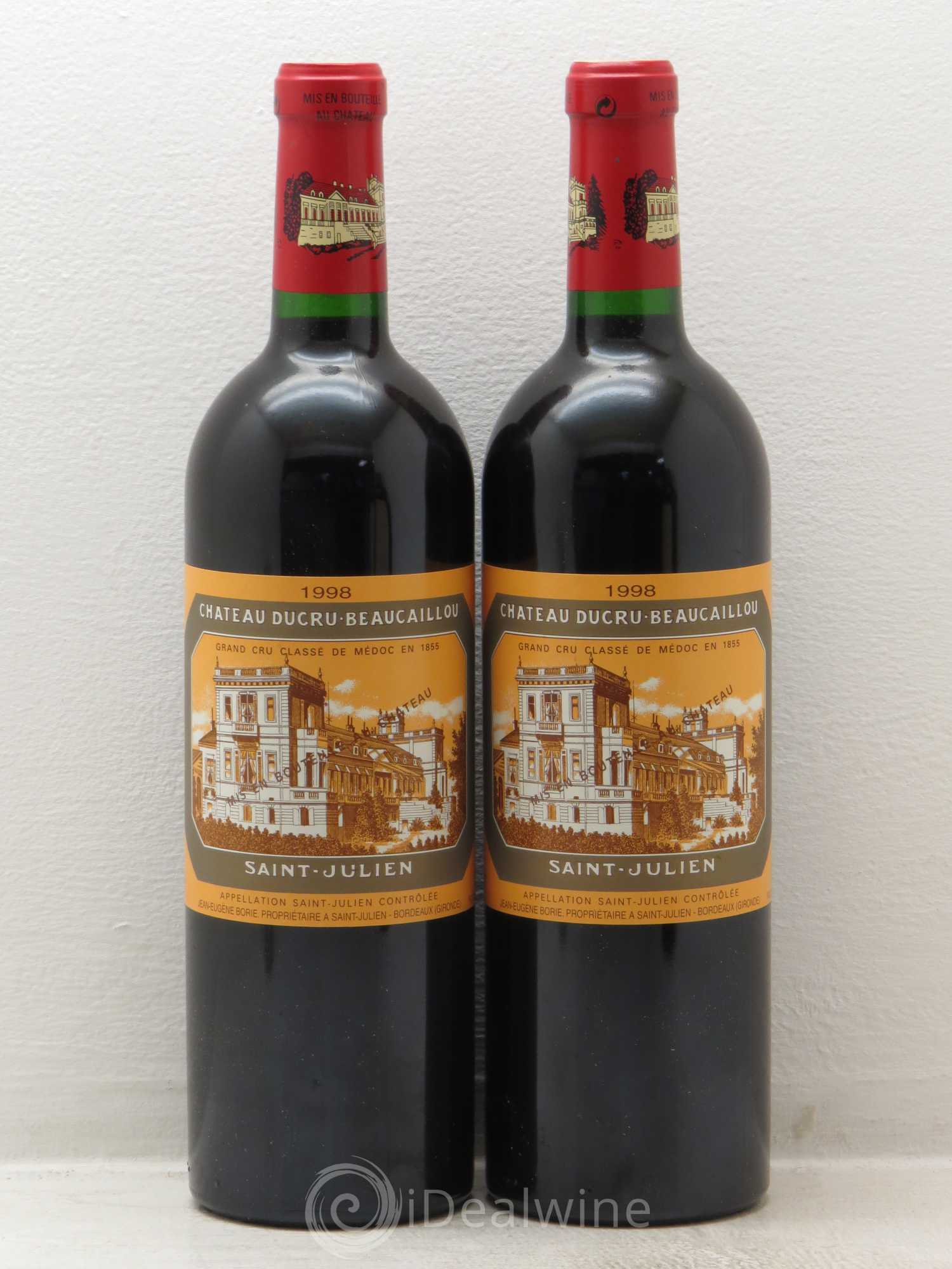 Château Ducru Beaucaillou 2ème Grand Cru Classé 1998 - Lot de 2 bouteilles - 0