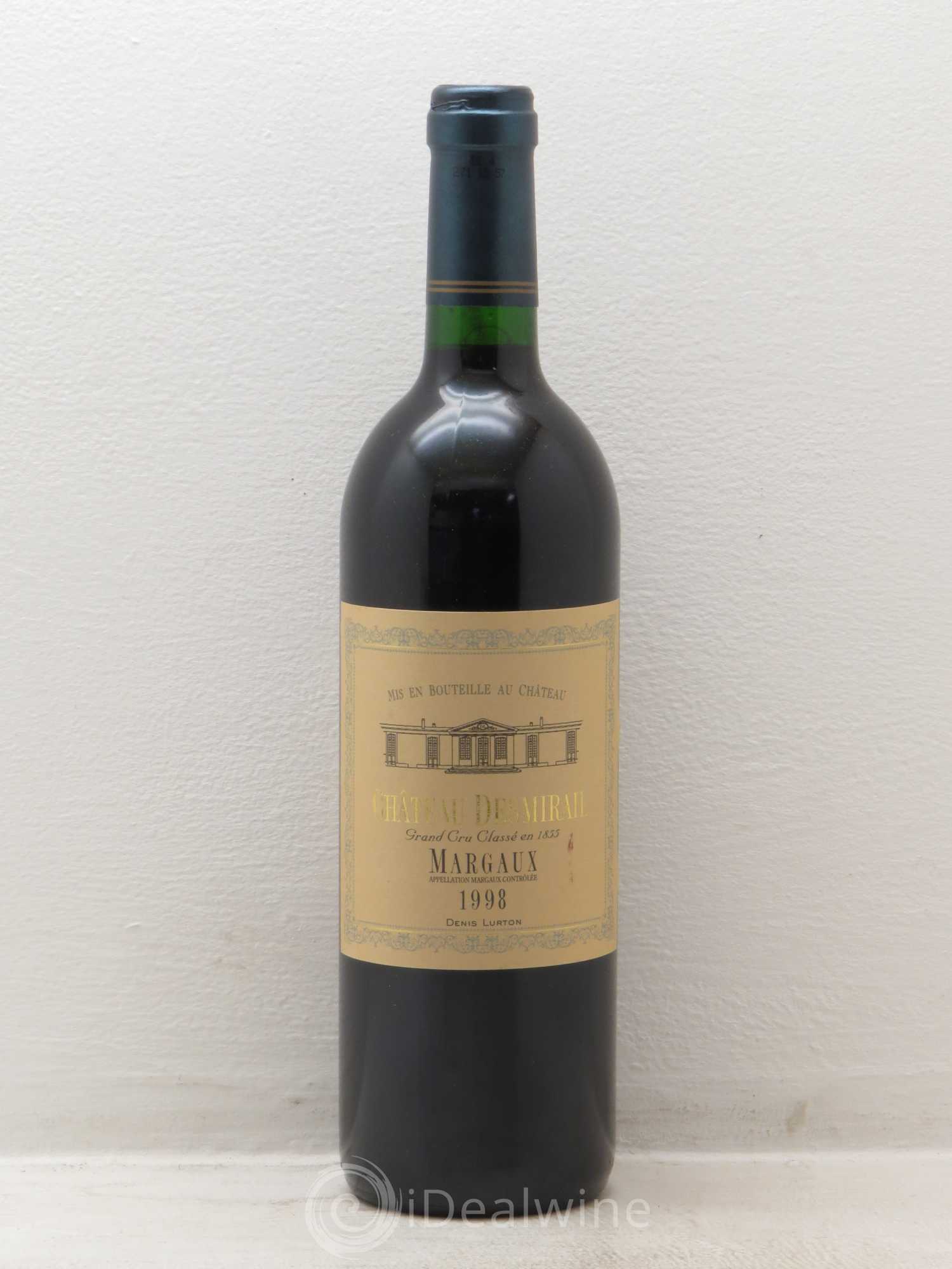 Château Desmirail 3ème Grand Cru Classé 1998 - Lot de 1 bouteille - 0
