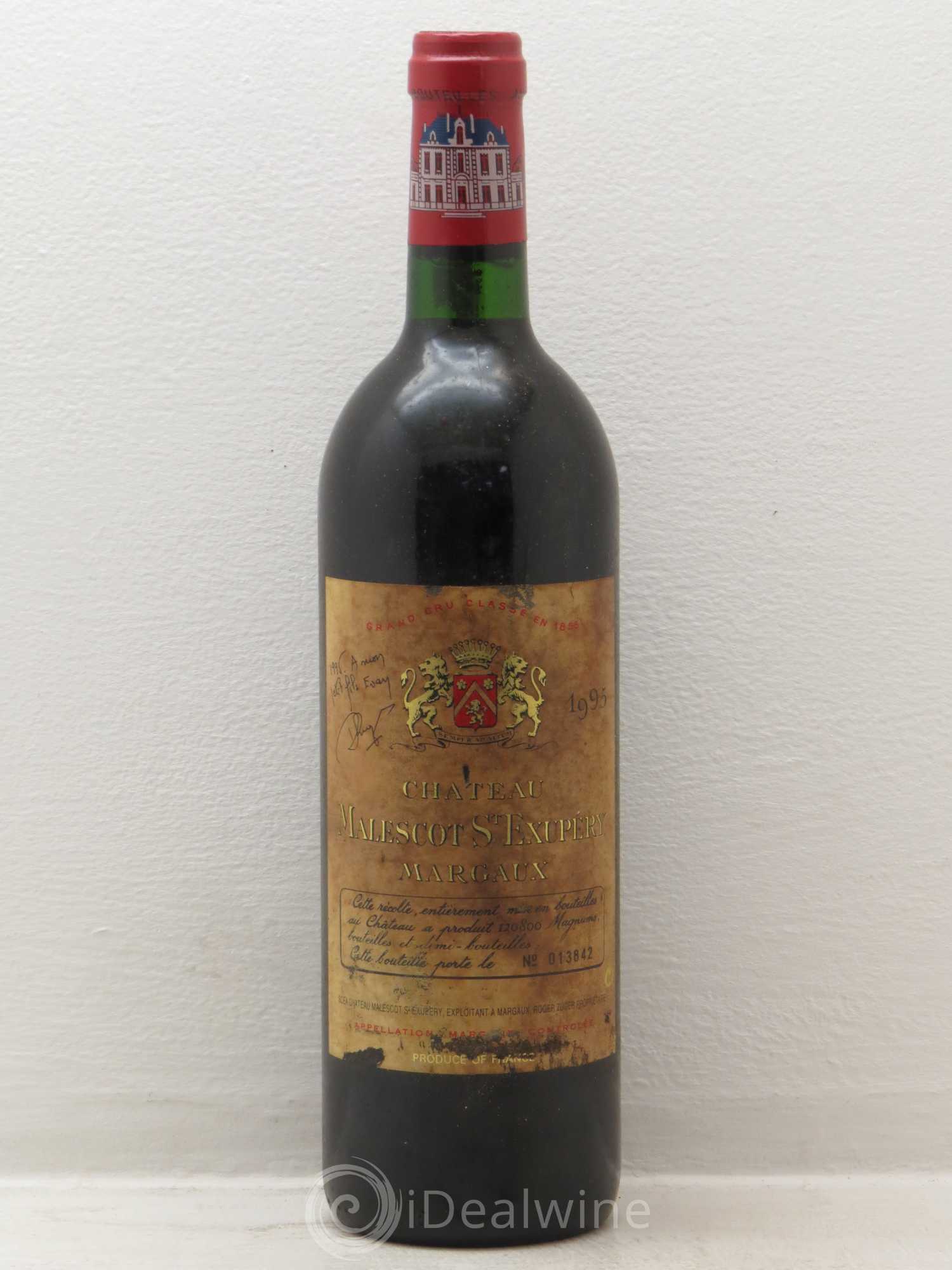 Château Malescot Saint-Exupéry 3ème Grand Cru Classé 1995 - Lot de 1 bouteille - 0