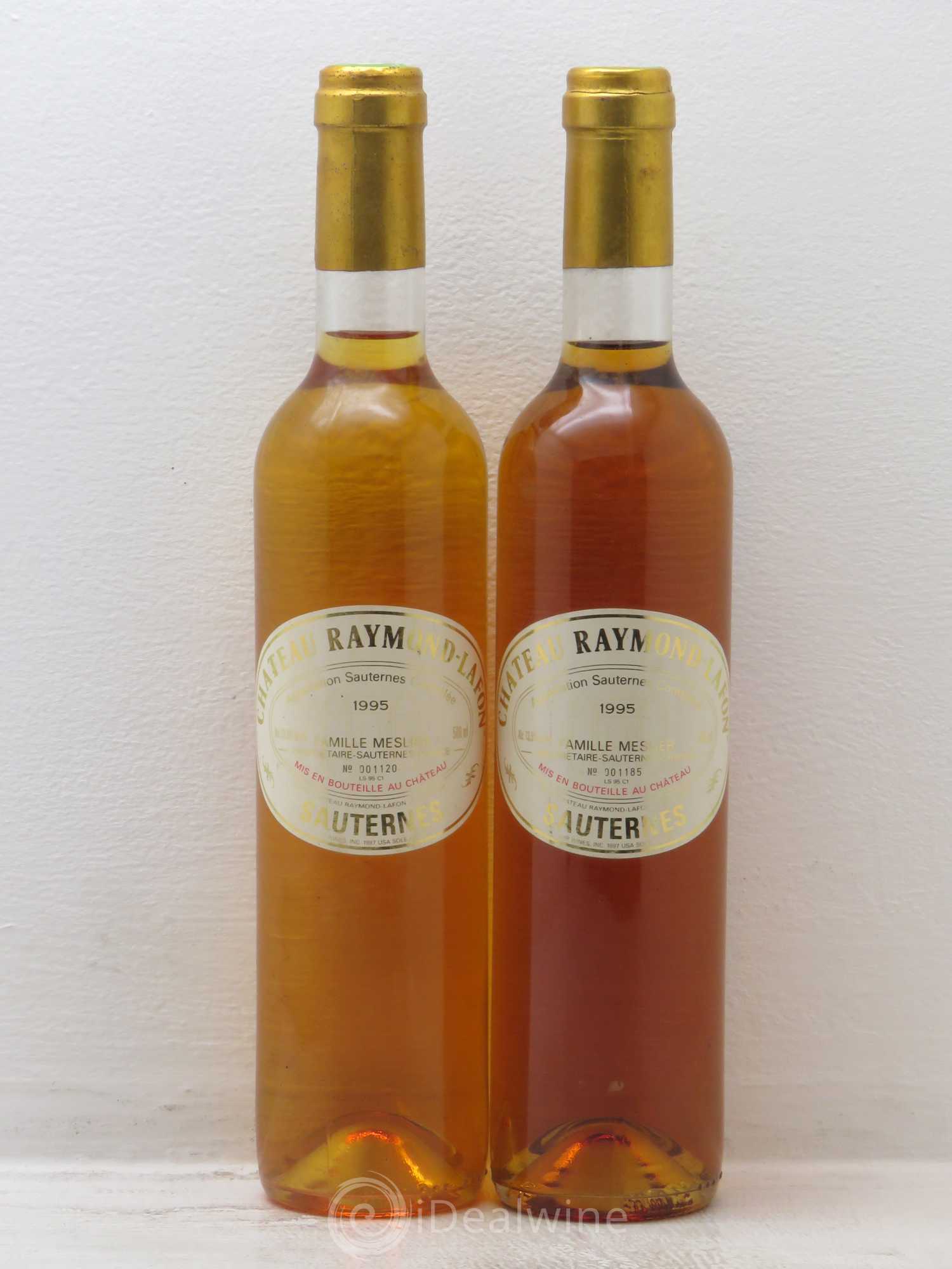 Château Raymond Lafon 1995 - Lotto di 2 bottiglie - 0
