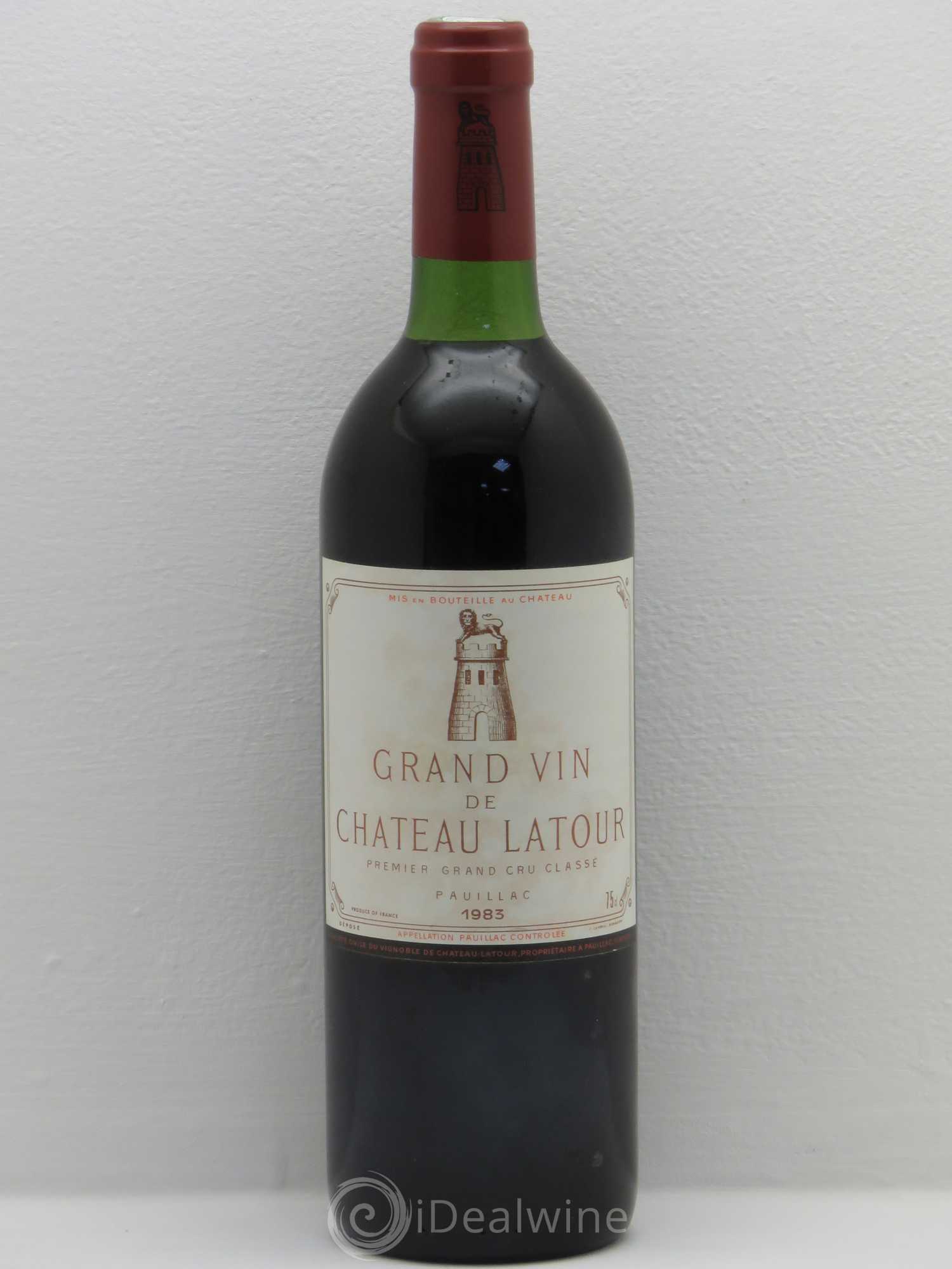 Château Latour 1er Grand Cru Classé 1983 - Lot de 1 bouteille - 0
