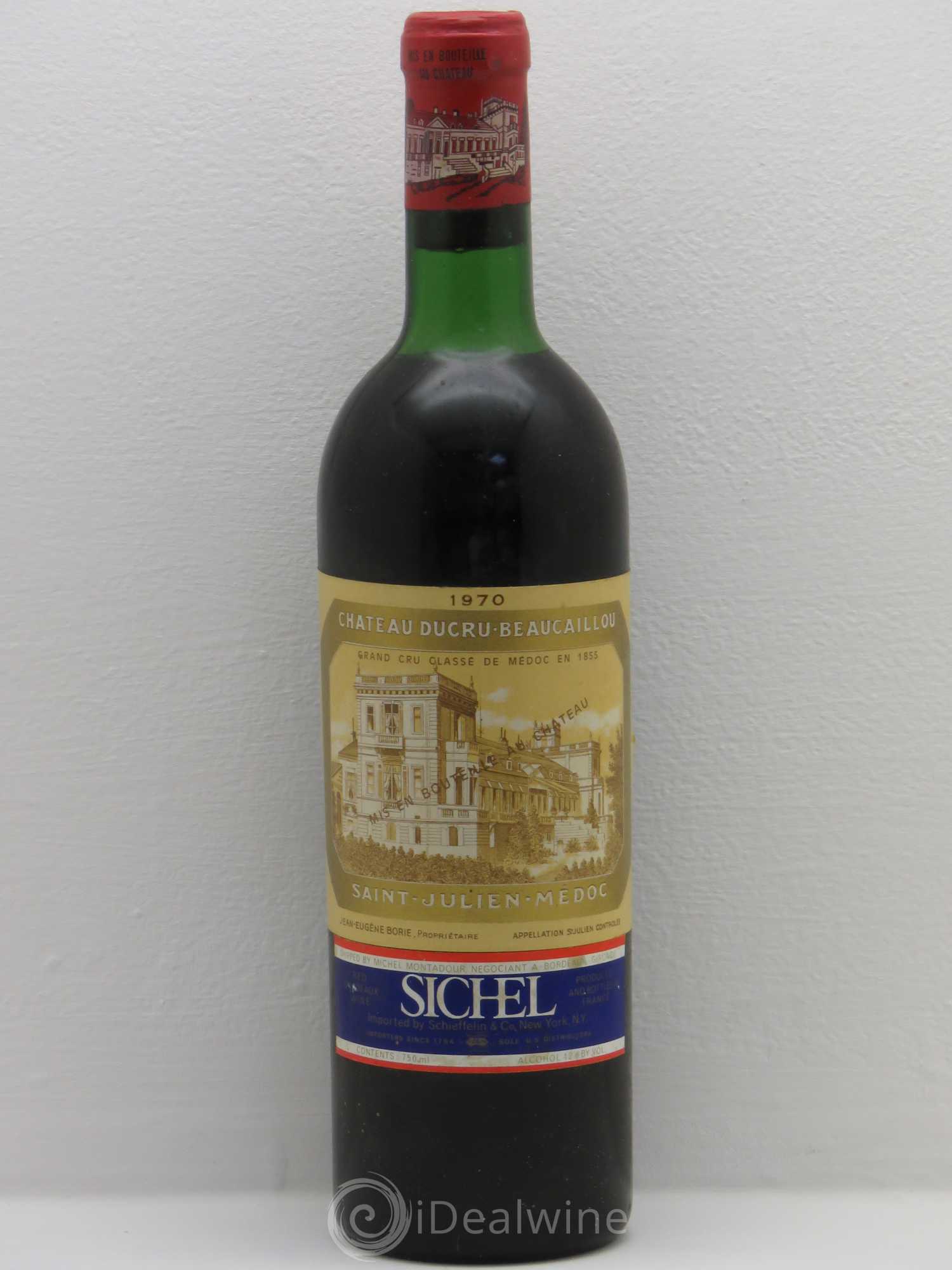 Château Ducru Beaucaillou 2ème Grand Cru Classé 1970 - Lot de 1 bouteille - 0