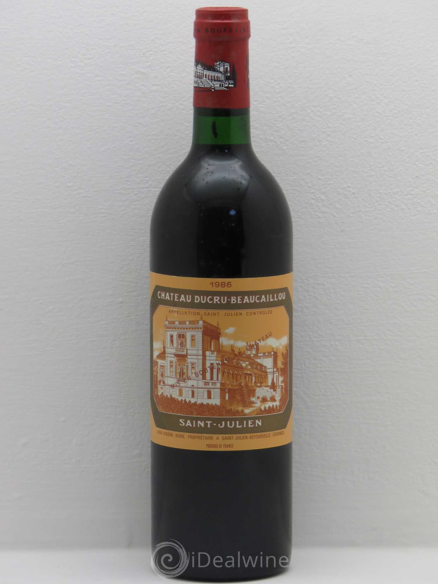 Château Ducru Beaucaillou 2ème Grand Cru Classé 1986 - Lot de 1 bouteille - 0