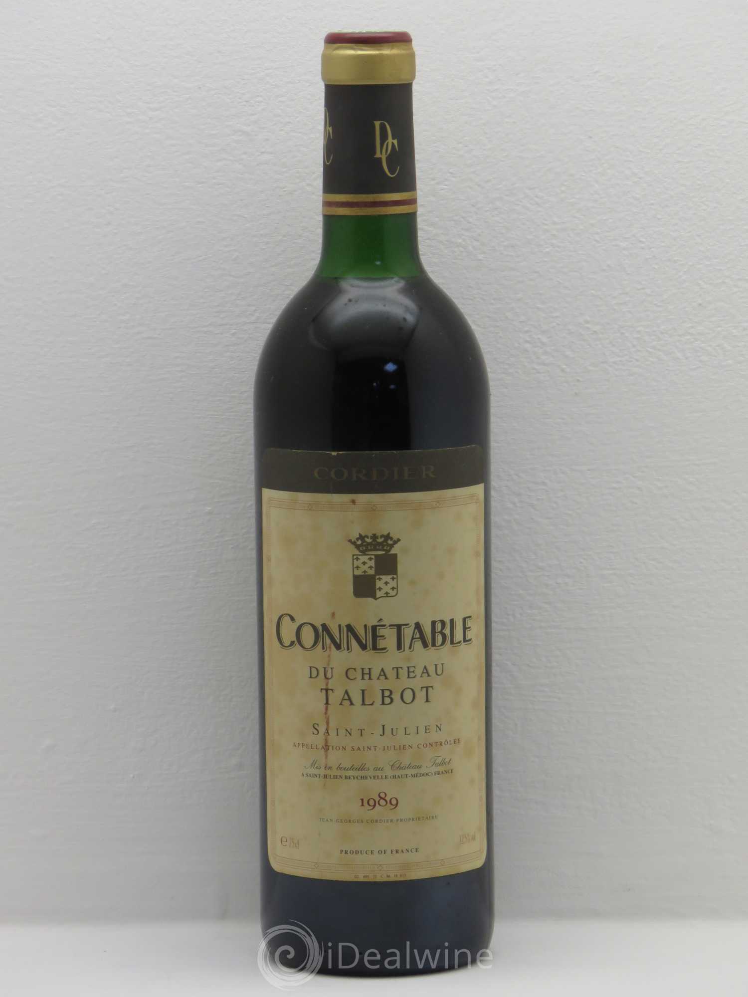 Connétable de Talbot Second Vin 1989 - Posten von 1 Flasche - 0