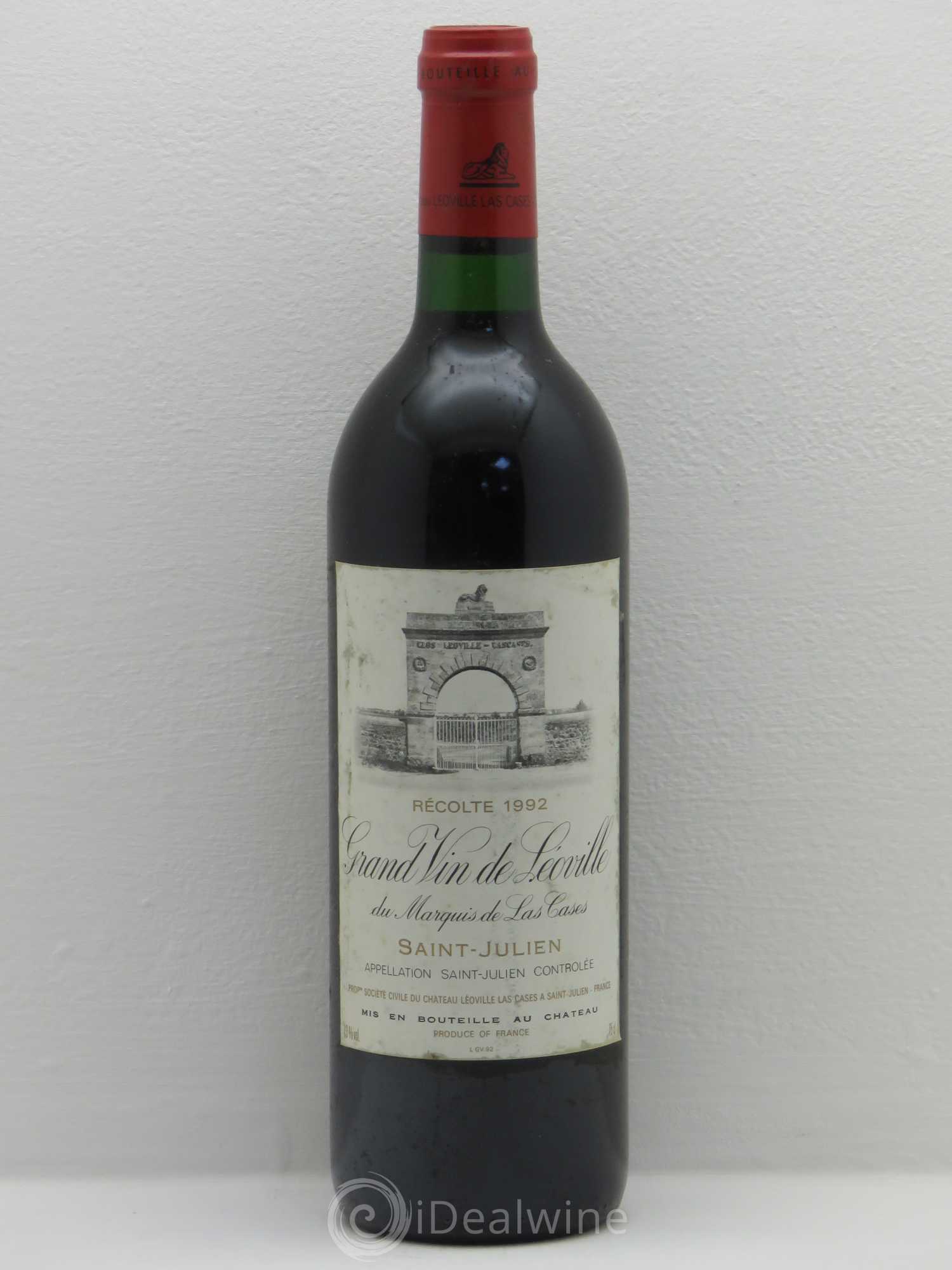Château Léoville Las Cases 2ème Grand Cru Classé 1992 - Lot de 1 bouteille - 0