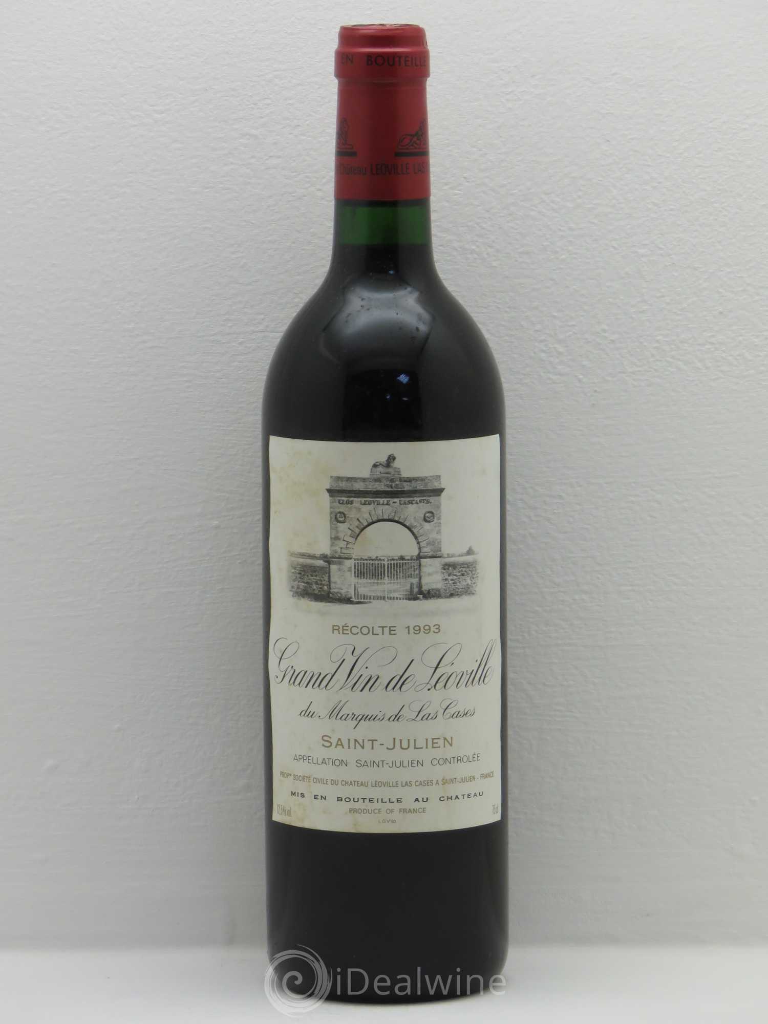 Château Léoville Las Cases 2ème Grand Cru Classé 1993 - Lot de 1 bouteille - 0