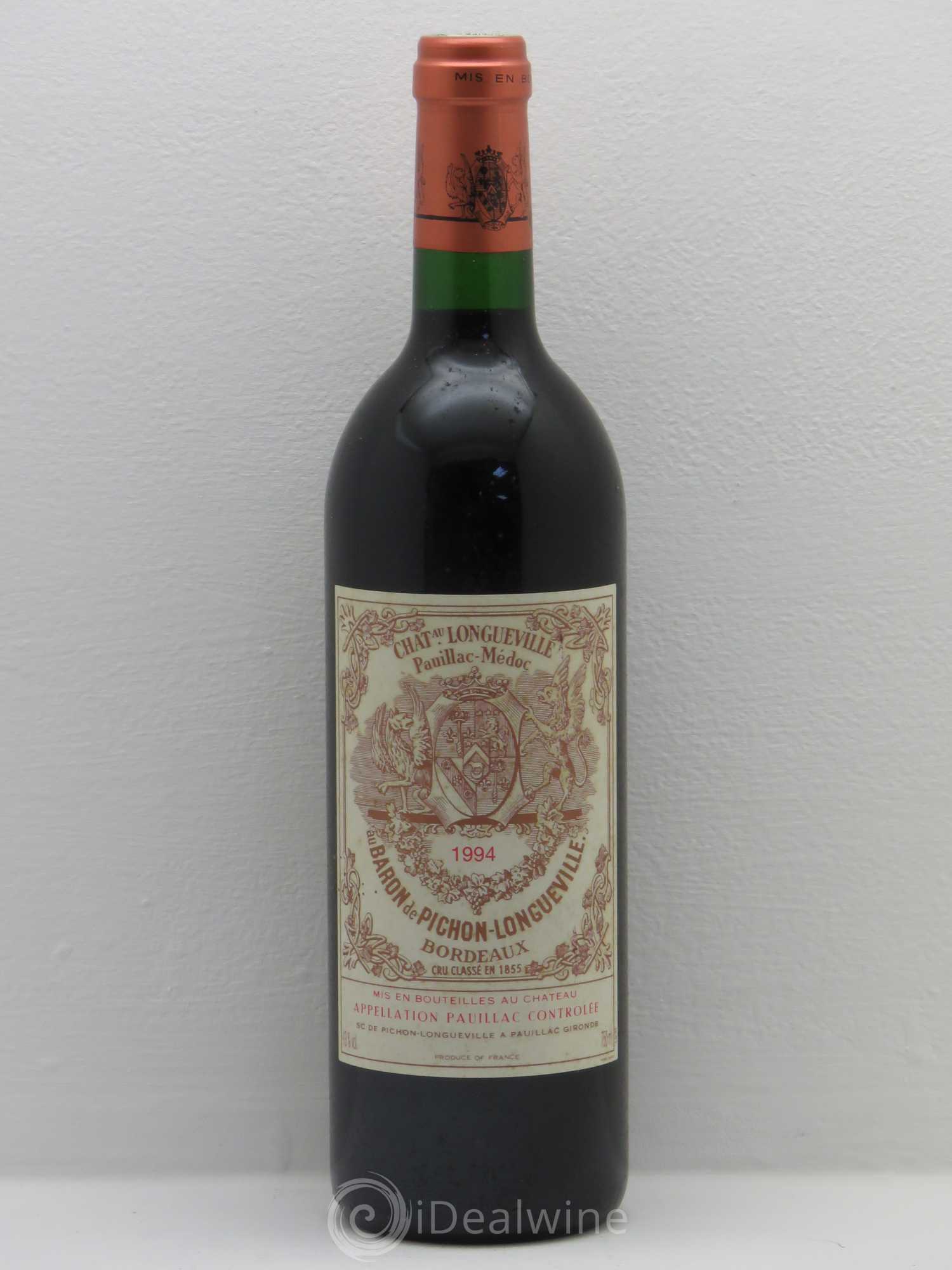 Pichon Longueville Baron 2ème Grand Cru Classé 1994 - Lot de 1 bouteille - 0