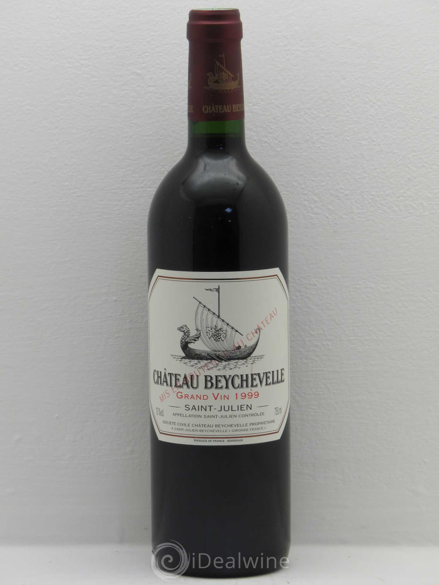 Château Beychevelle 4ème Grand Cru Classé 1999 - Lot de 1 bouteille - 0