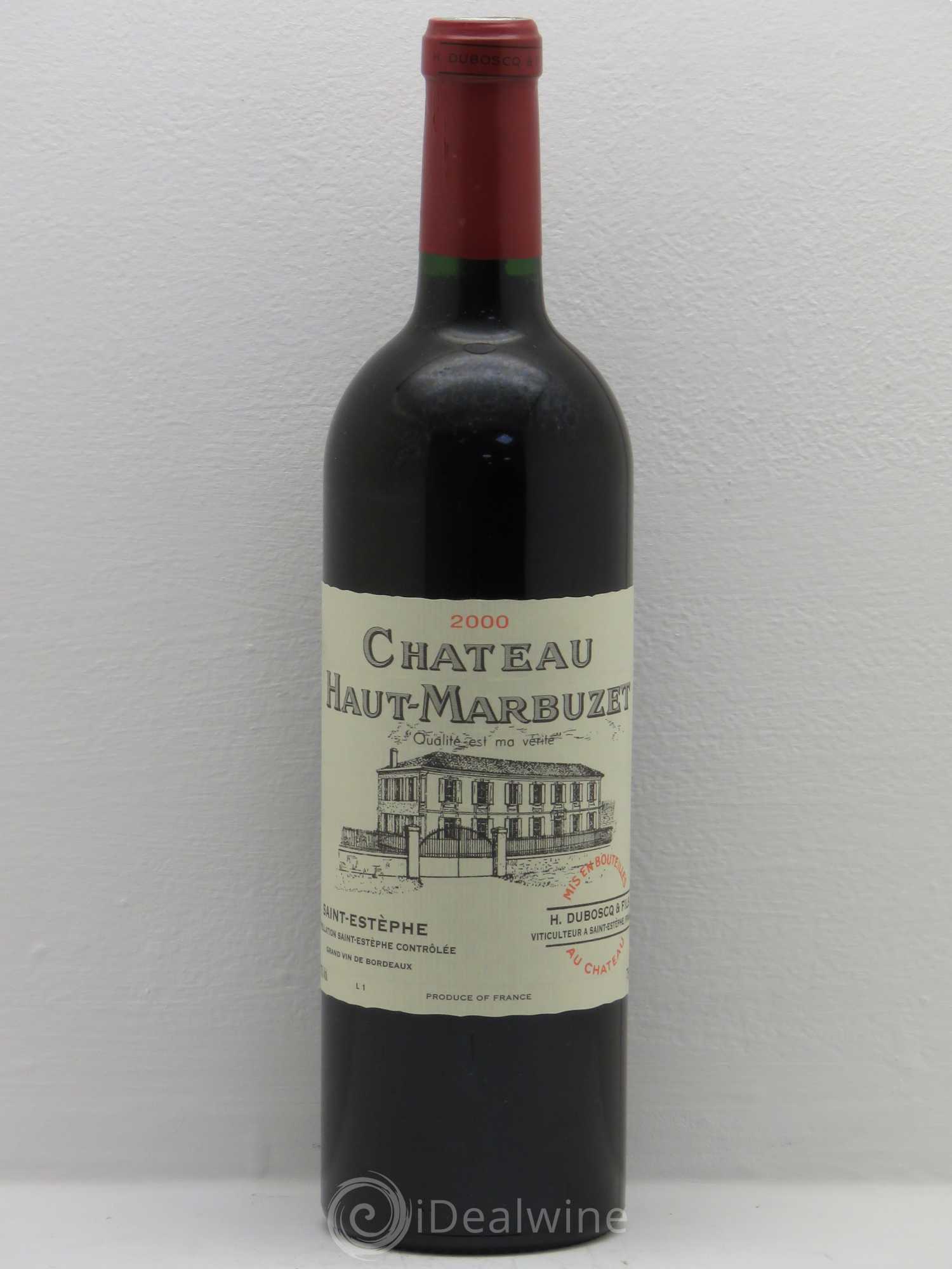 Château Haut Marbuzet 2000 - Lot de 6 bouteilles - 0