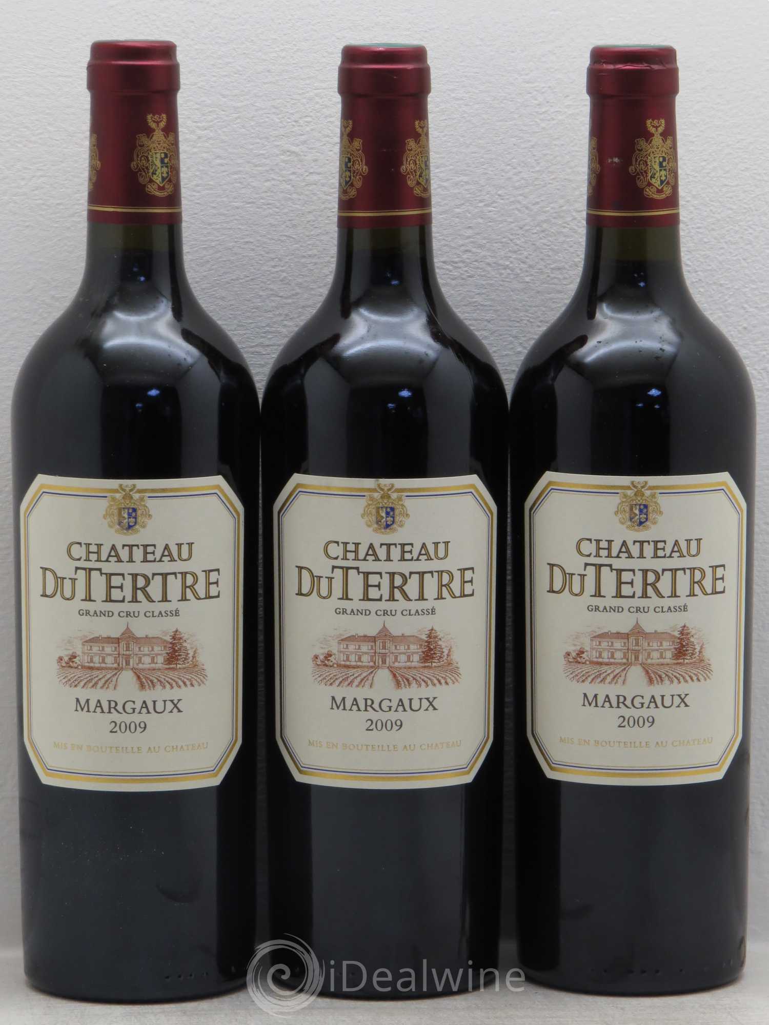 Château du Tertre 5ème Grand Cru Classé 2009 - Lot de 3 bouteilles - 0