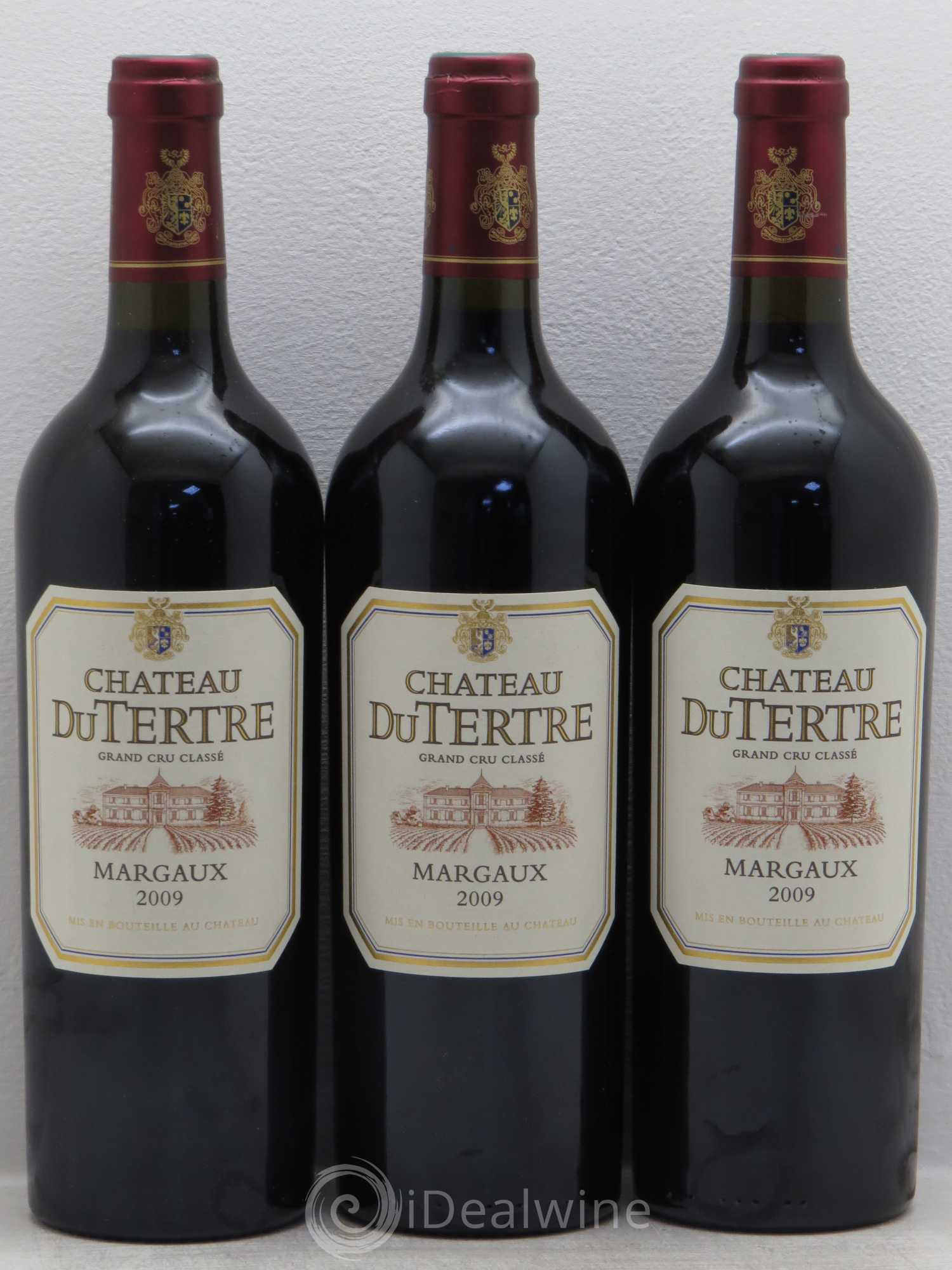 Château du Tertre 5ème Grand Cru Classé 2009 - Lot de 3 bouteilles - 0
