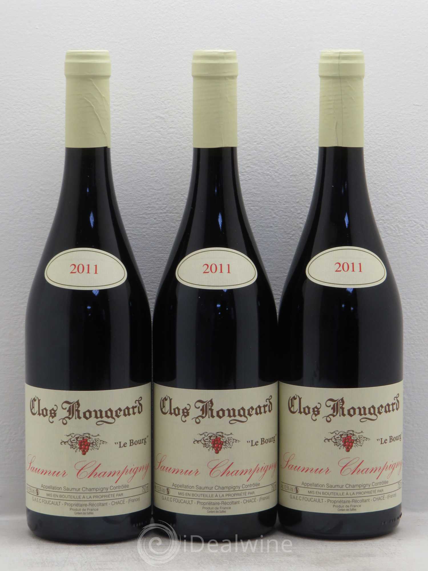 Saumur-Champigny Le Bourg Clos Rougeard 2011 - Lot de 3 bouteilles - 0