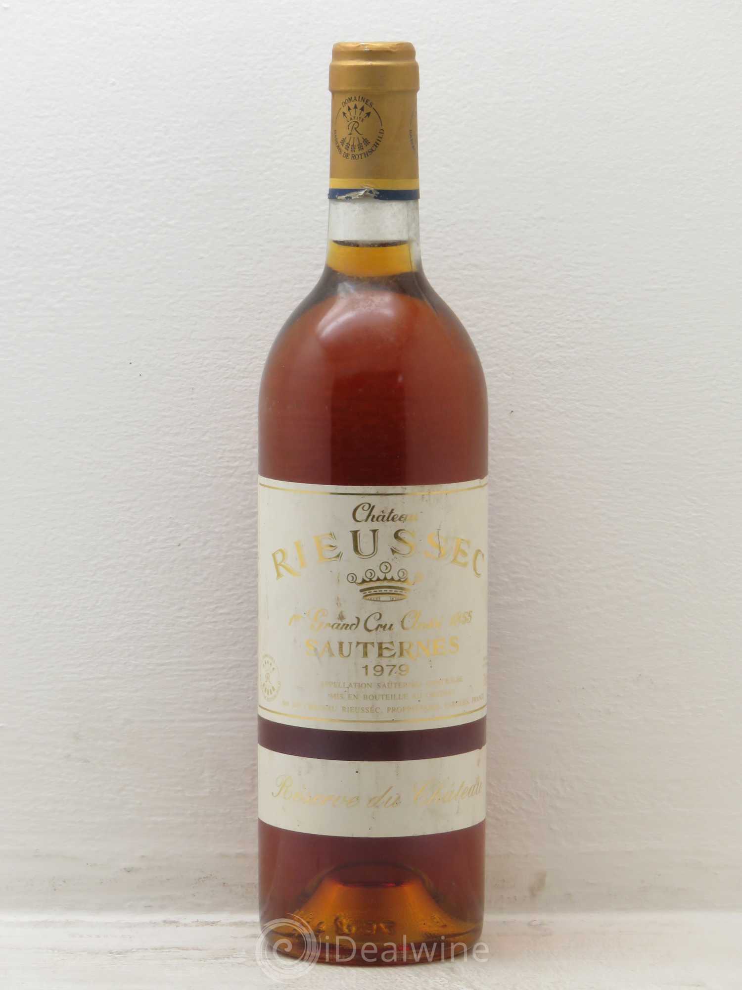 Château Rieussec 1er Grand Cru Classé Réserve du Château 1979 - Lotto di 1 bottiglia - 0