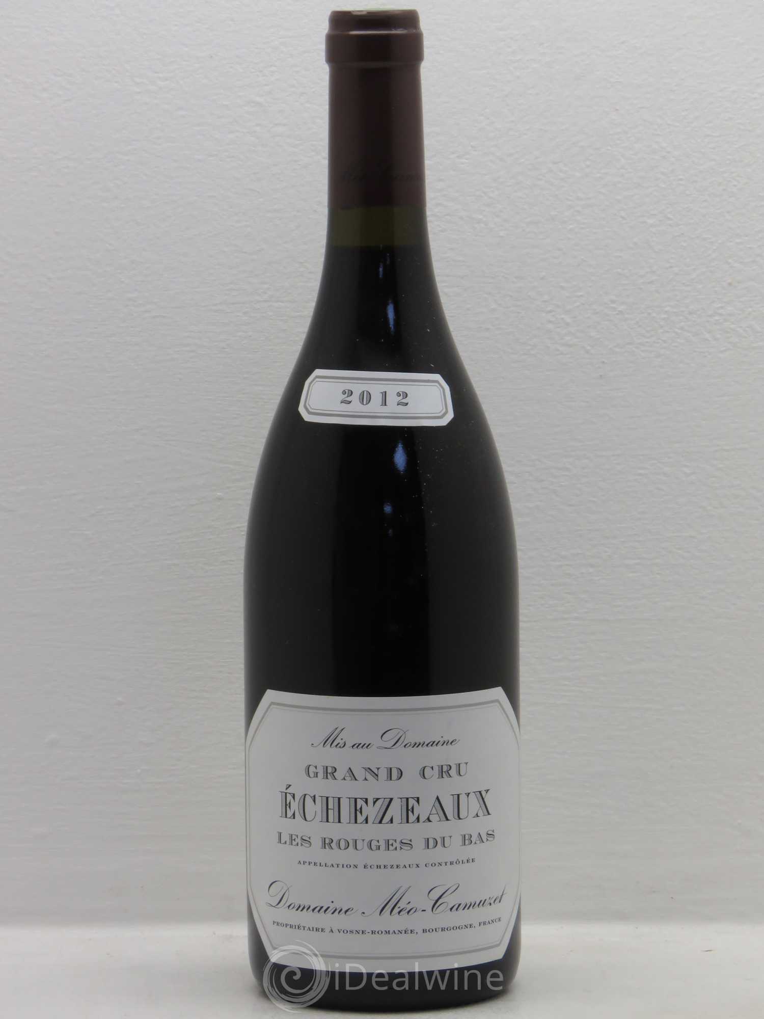 Echezeaux Grand Cru Les Rouges du Bas Méo-Camuzet (Domaine) Les Rouges du Bas 2012 - Posten von 1 Flasche - 0