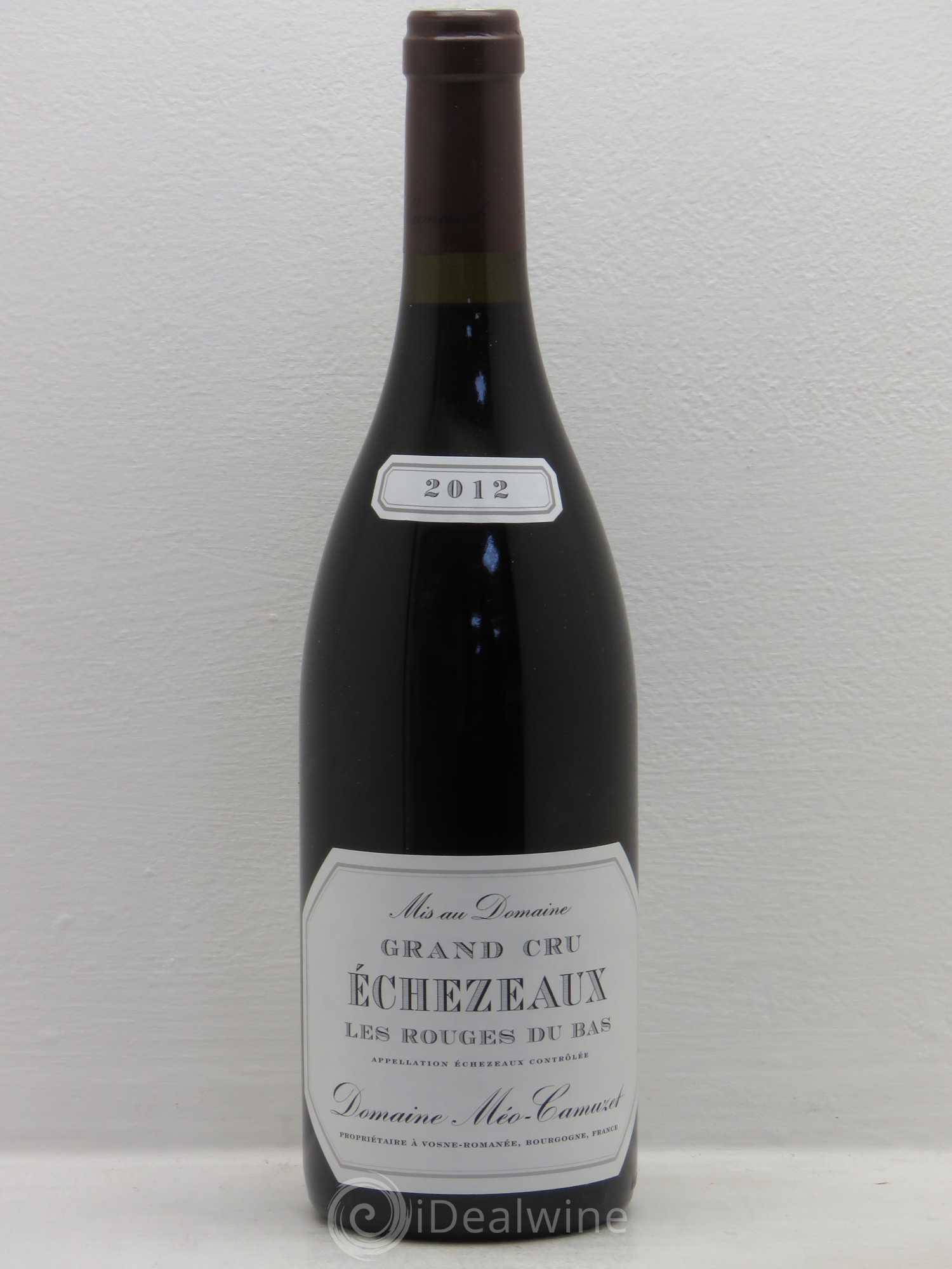 Echezeaux Grand Cru Les Rouges du Bas Méo-Camuzet (Domaine) Les Rouges du Bas 2012 - Posten von 1 Flasche - 0