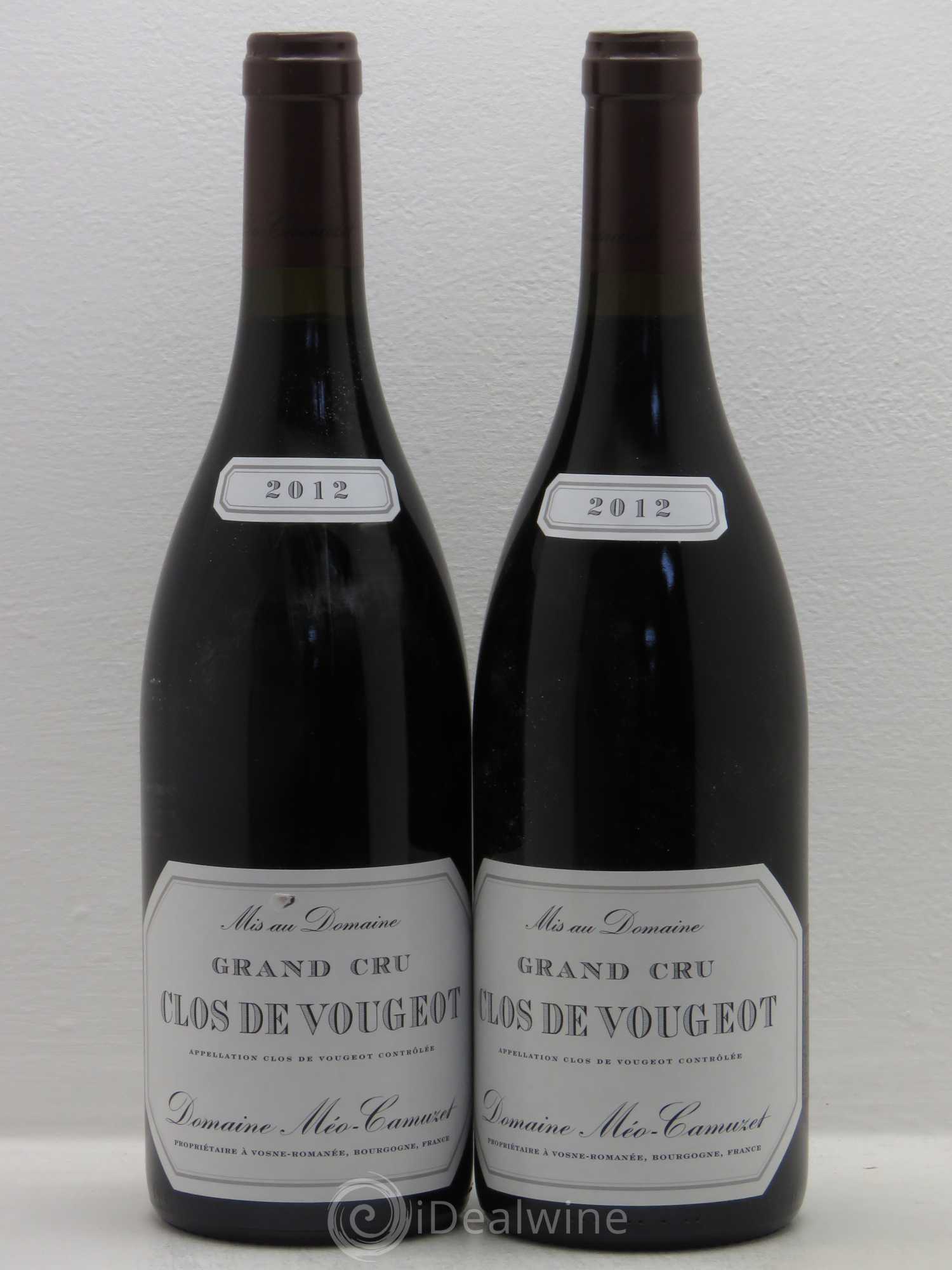 Clos de Vougeot Grand Cru Méo-Camuzet (Domaine) 2012 - Lot de 2 bouteilles - 0