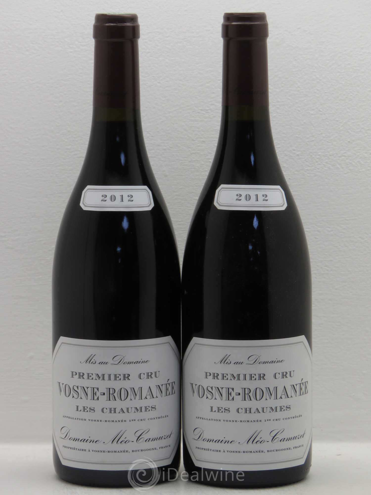 Vosne-Romanée 1er Cru Les Chaumes Méo-Camuzet (Domaine) 2012 - Lot de 2 bouteilles - 0