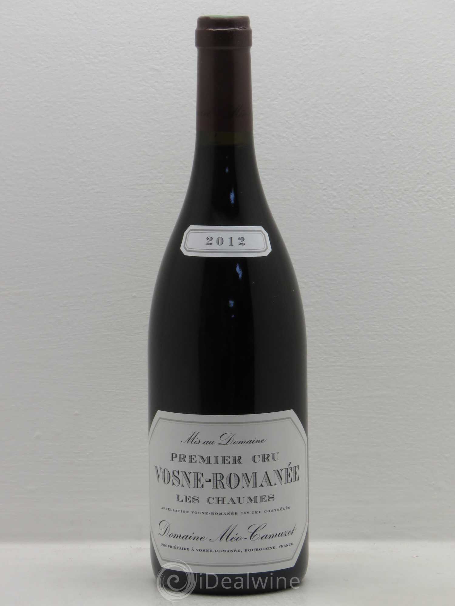 Vosne-Romanée 1er Cru Les Chaumes Méo-Camuzet (Domaine) 2012 - Lot de 1 bouteille - 0