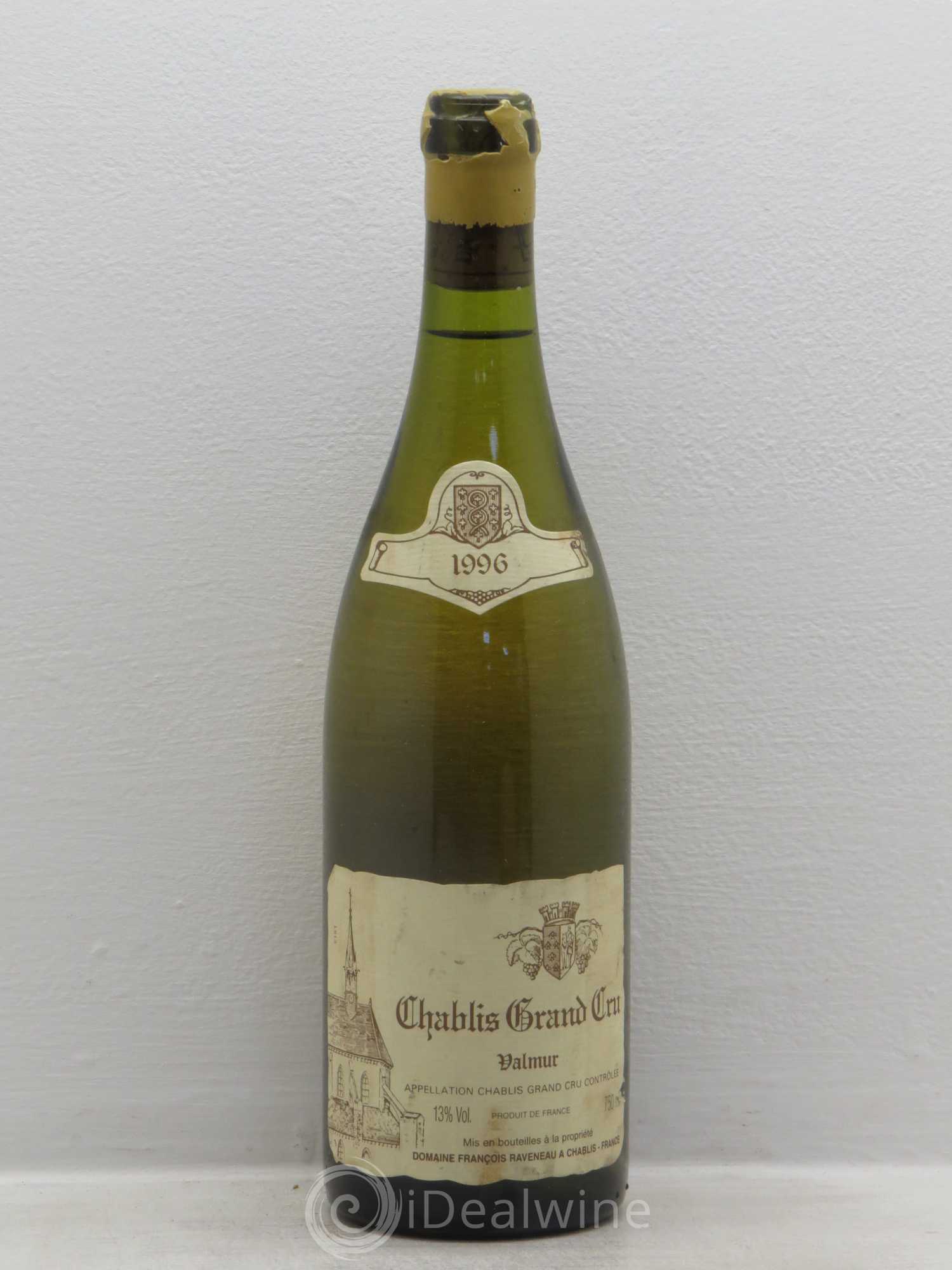 Chablis Grand Cru Valmur Raveneau (Domaine) 1996 - Lot de 1 bouteille - 0