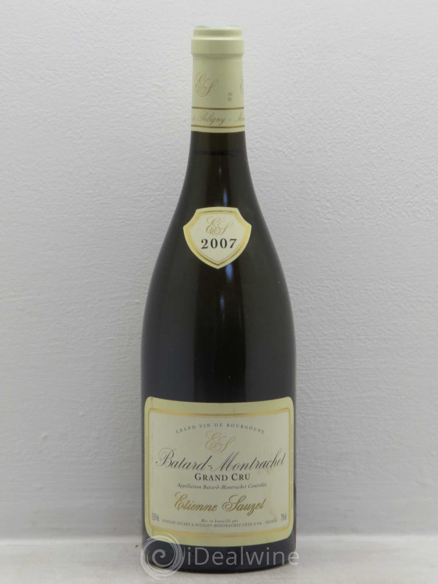 Bâtard-Montrachet Grand Cru Etienne Sauzet 2007 - Lot de 1 bouteille - 0