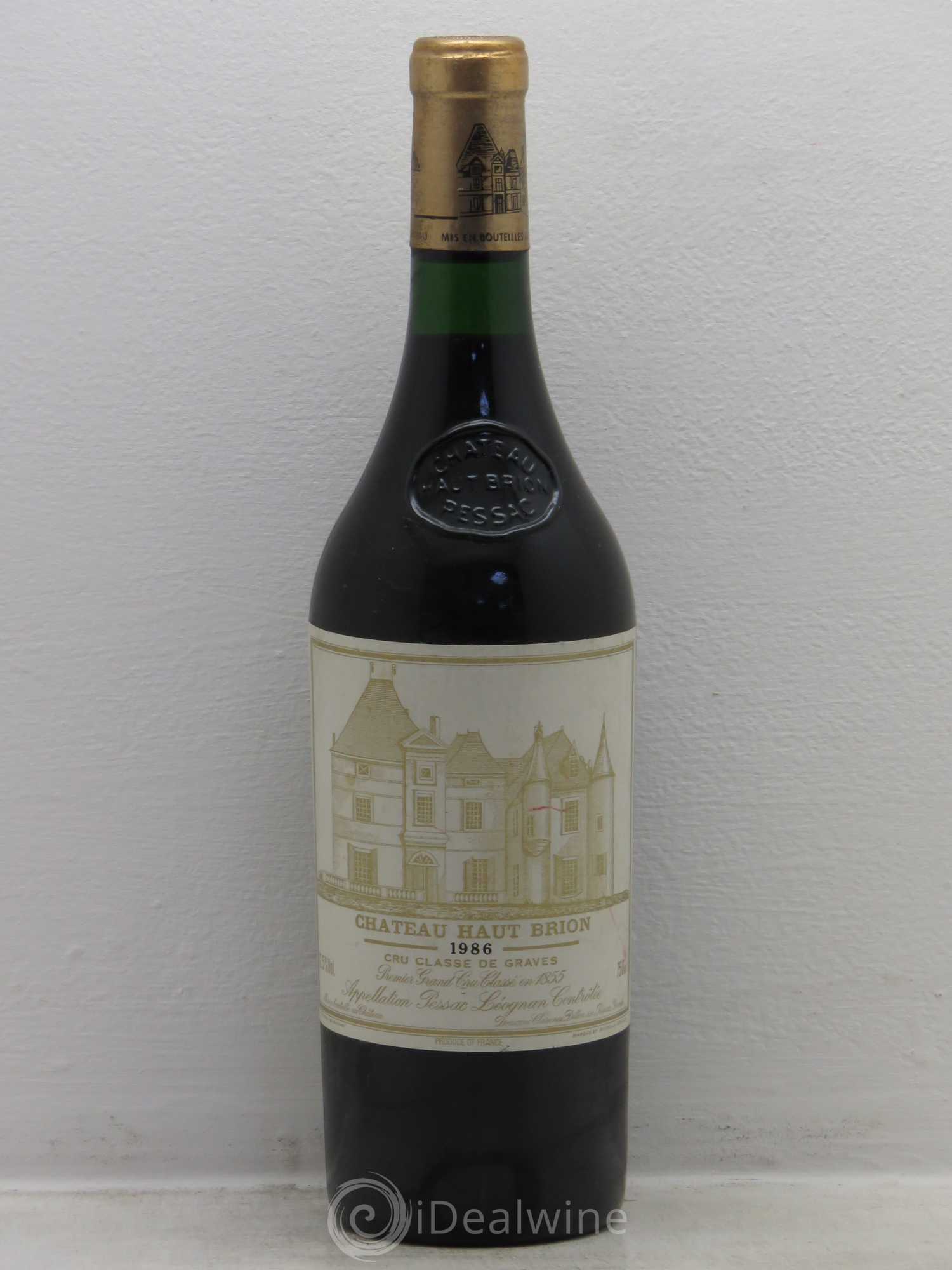 Château Haut Brion 1er Grand Cru Classé 1986 - Lot de 1 bouteille - 0