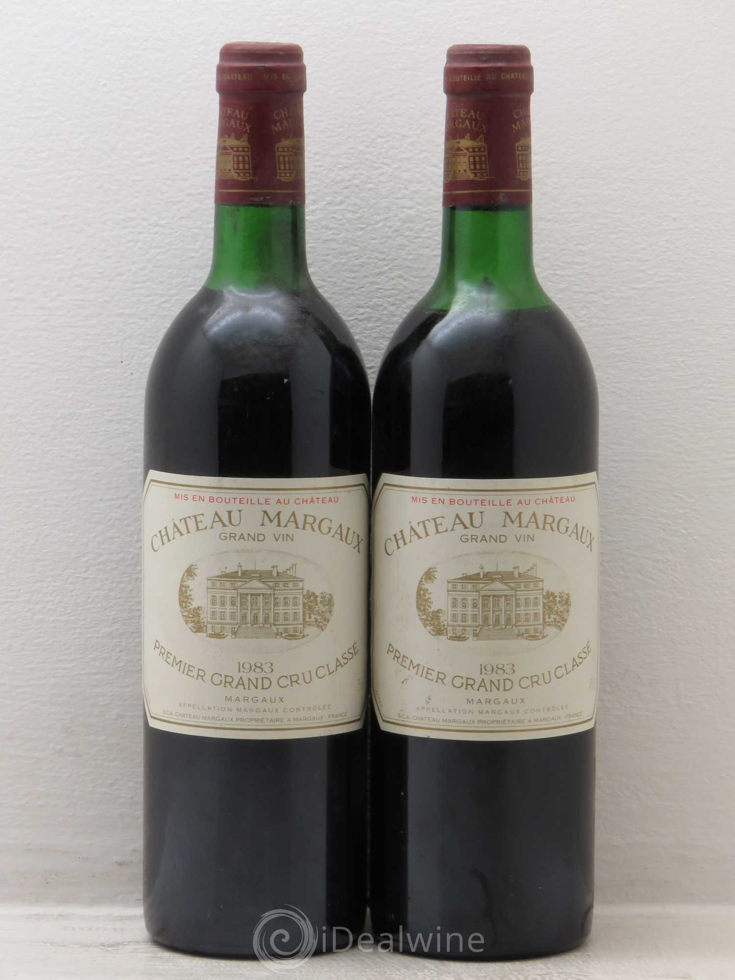 Château Margaux 1er Grand Cru Classé 1983 - Lot de 2 bouteilles - 0
