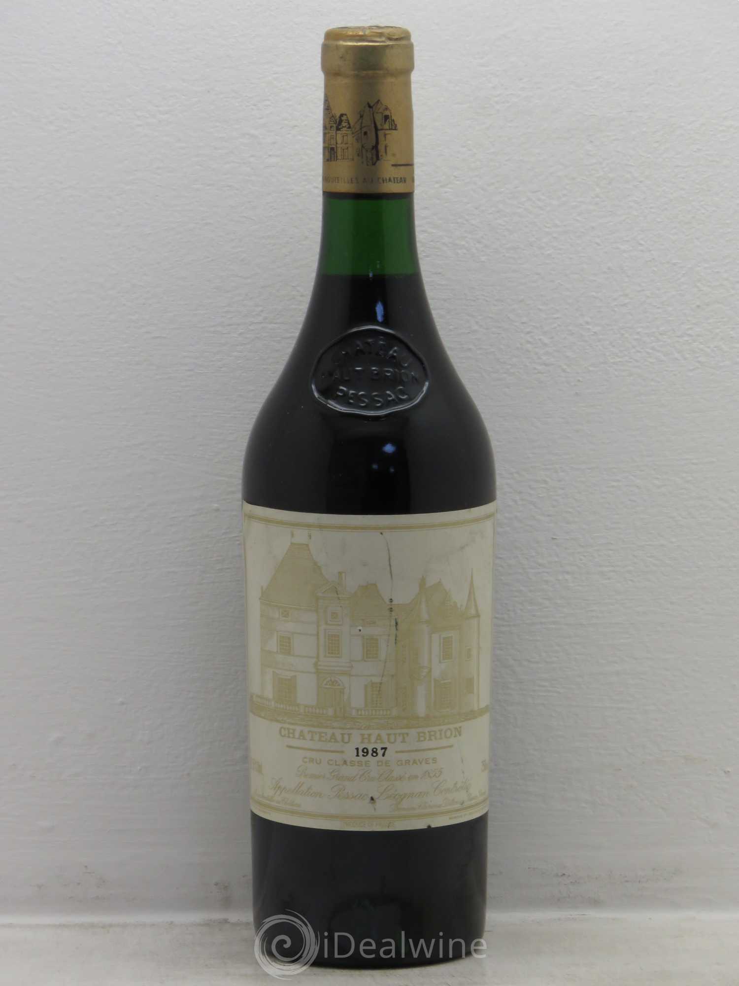 Château Haut Brion 1er Grand Cru Classé 1987 - Lot de 1 bouteille - 0