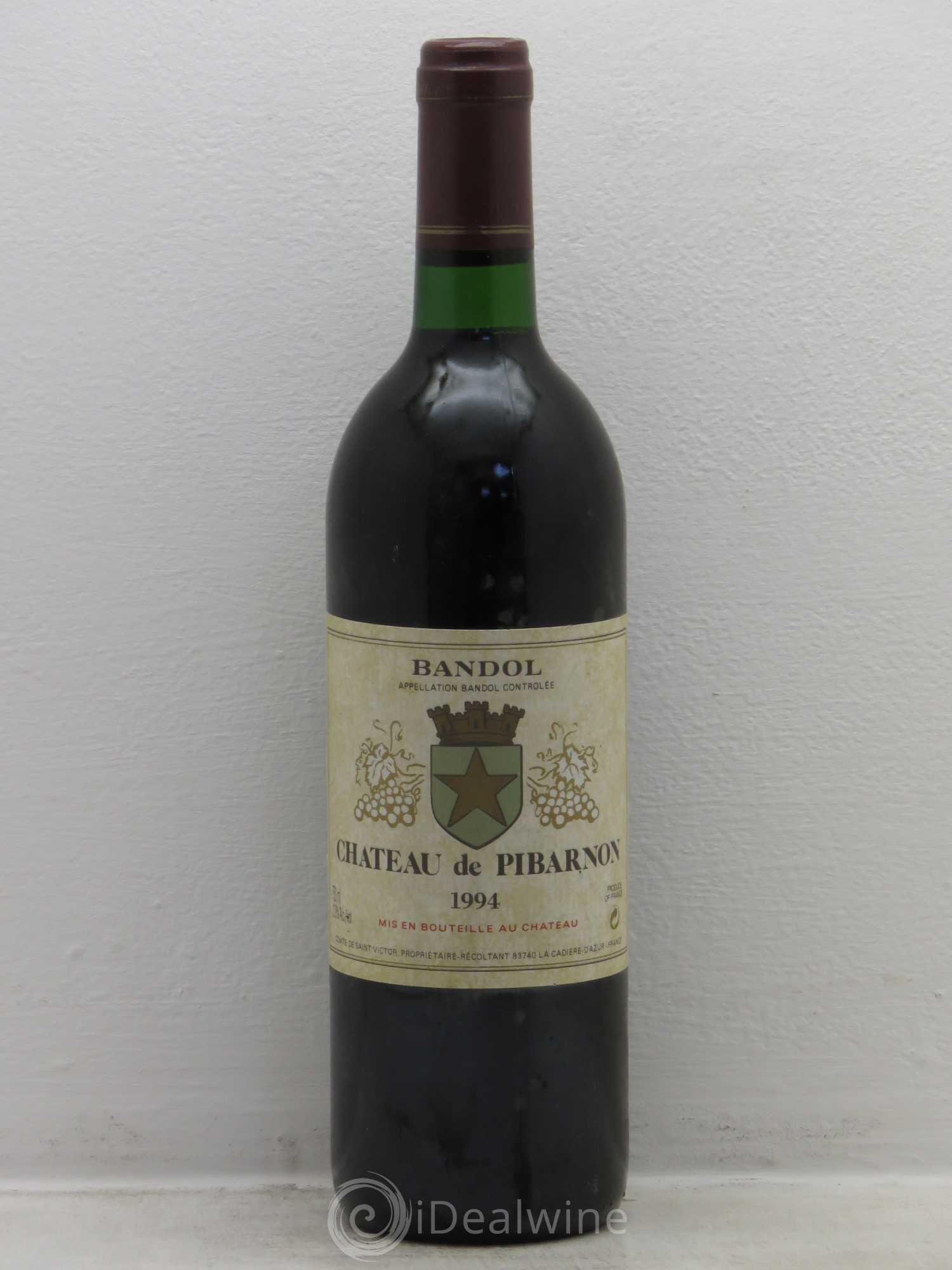 Bandol Château de Pibarnon Comte de Saint-Victor 1994 - Lot de 1 bouteille - 0