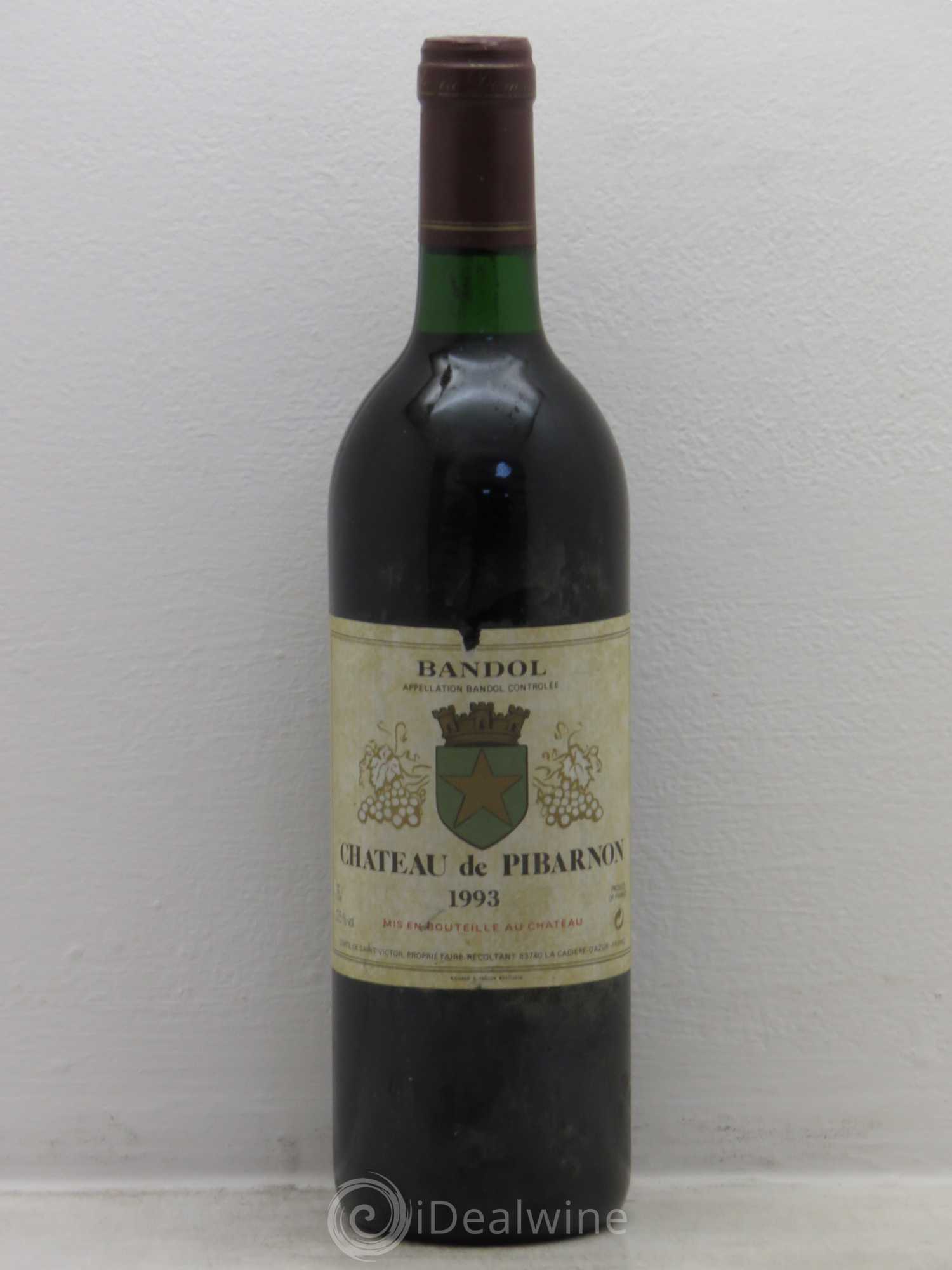 Bandol Château de Pibarnon Comte de Saint-Victor 1993 - Lot de 1 bouteille - 0