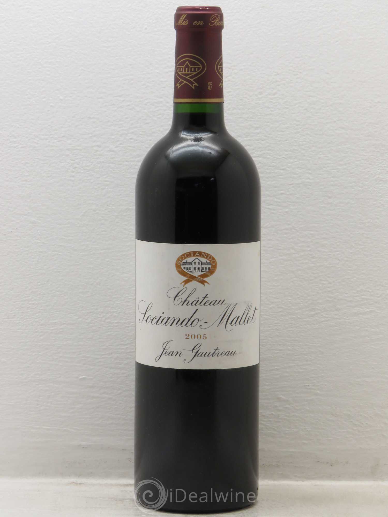 Château Sociando Mallet 2005 - Lot de 1 bouteille - 0