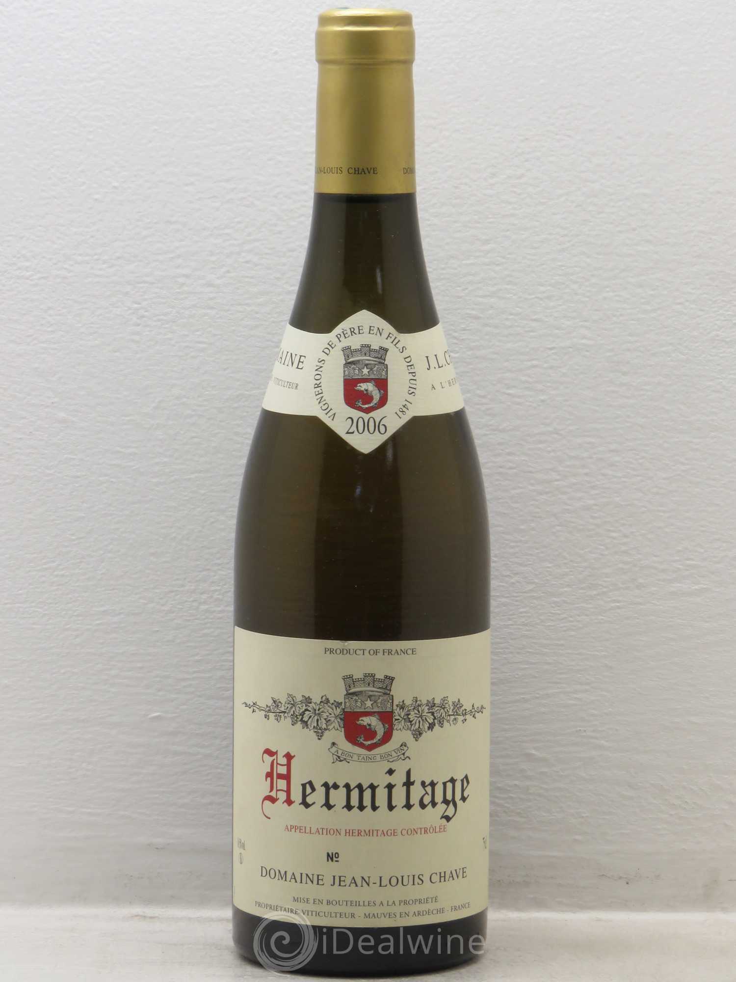 Hermitage Jean-Louis Chave 2006 - Lot de 1 bouteille - 0
