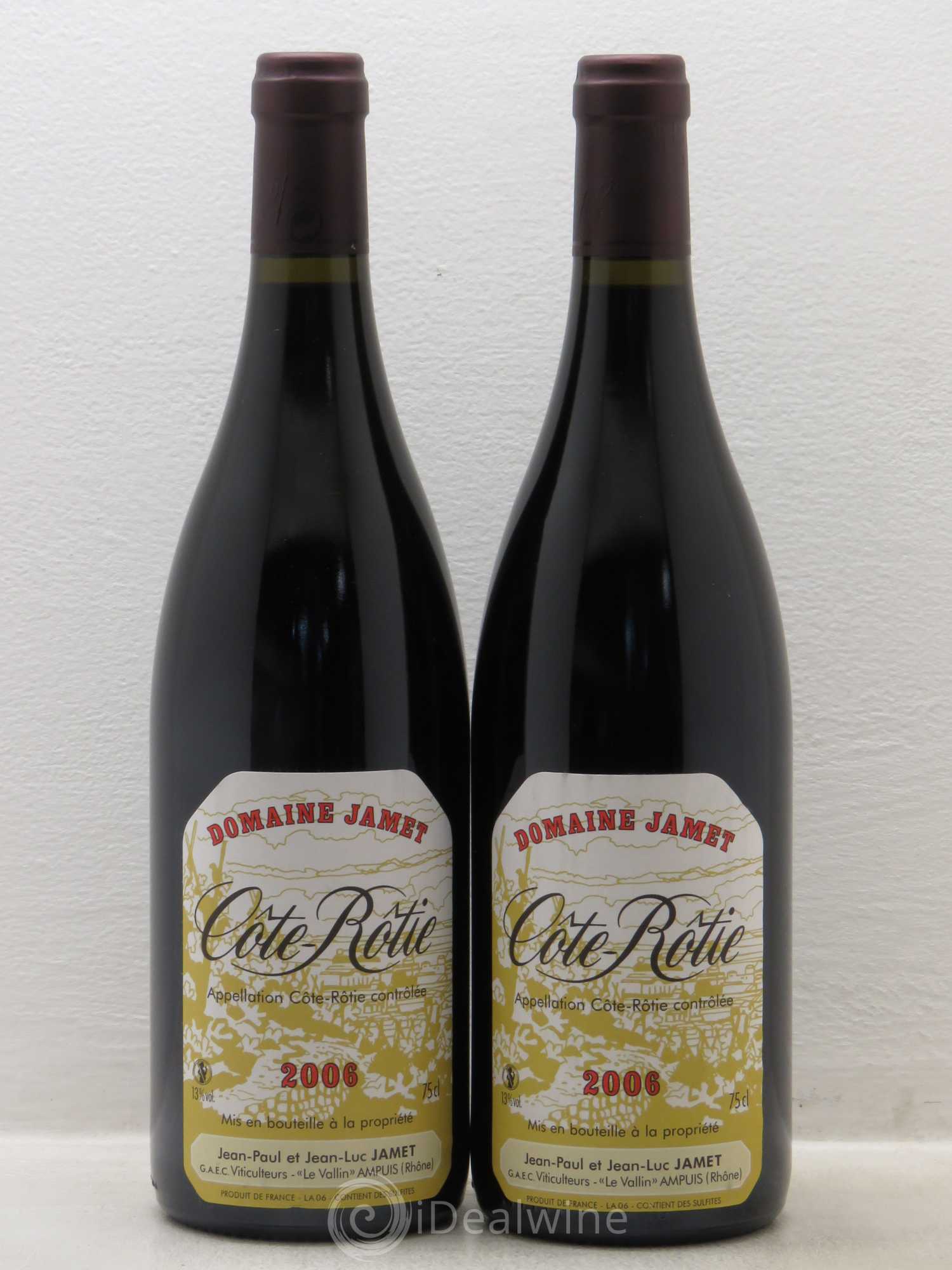 Côte-Rôtie Jamet (Domaine) 2006 - Lot de 2 bouteilles - 0