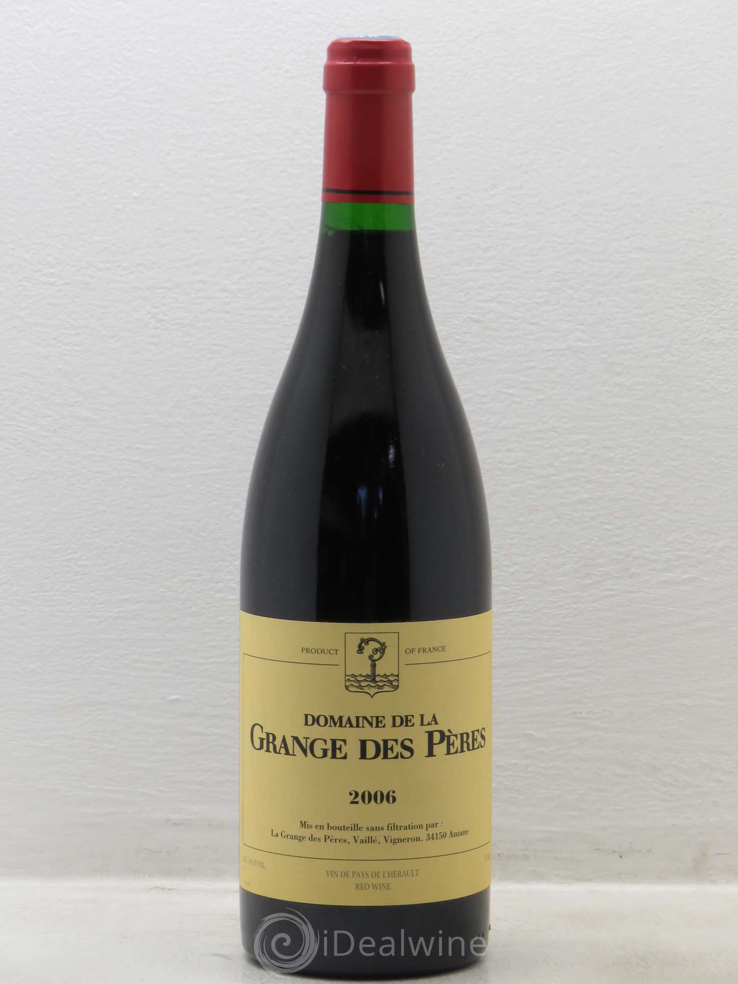 Pays d'Hérault Grange des Pères Laurent Vaillé 2006 - Lot de 1 bouteille - 0