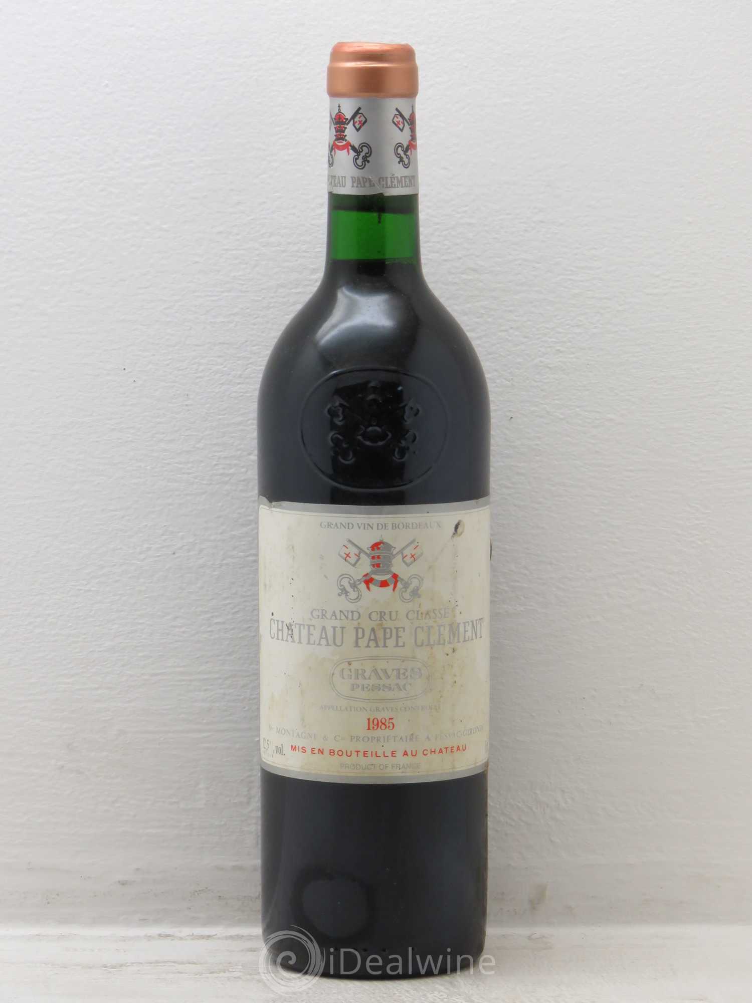 Château Pape Clément Cru Classé de Graves 1985 - Lot de 1 bouteille - 0