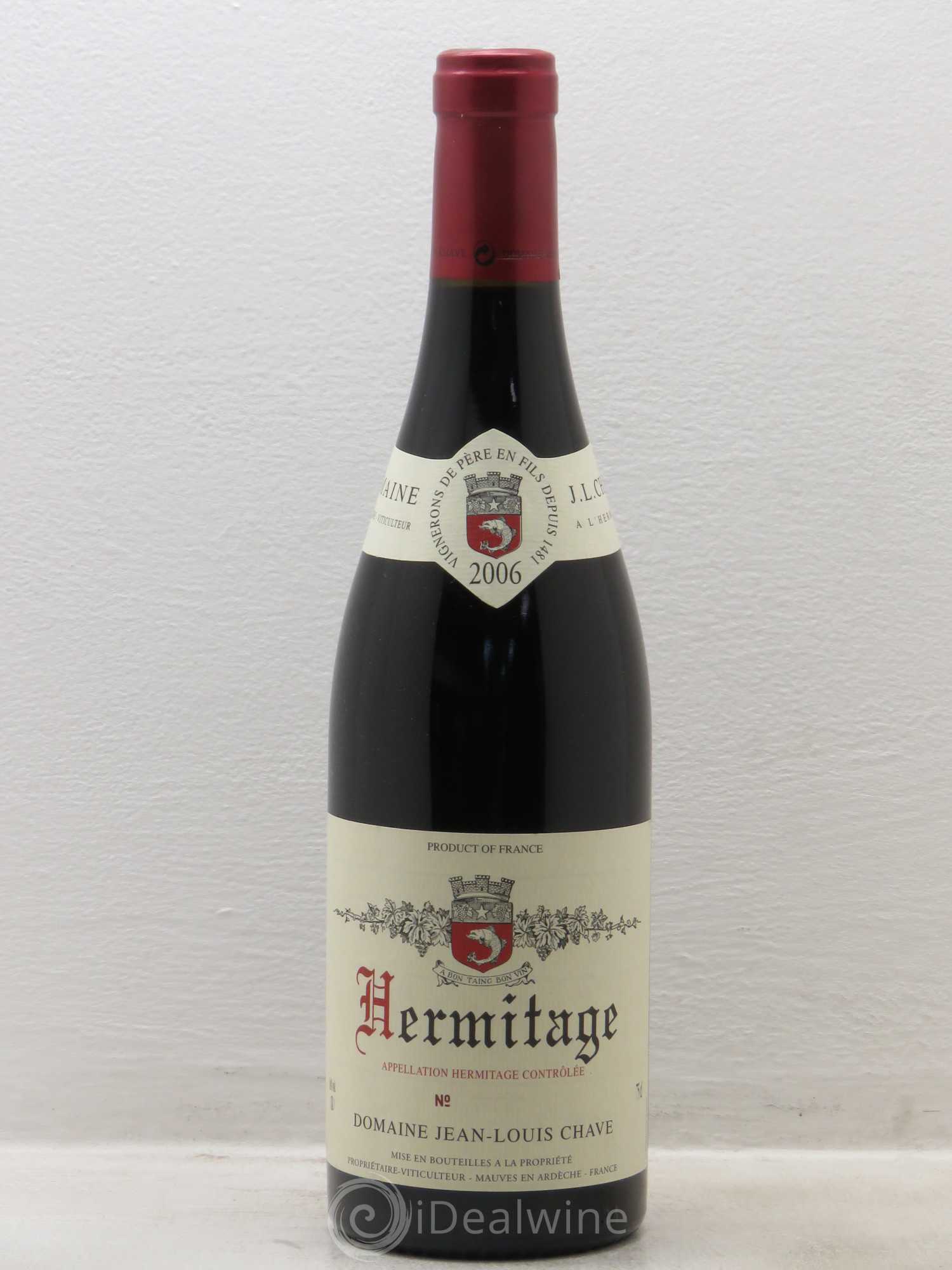 Hermitage Jean-Louis Chave 2006 - Lot de 1 bouteille - 0