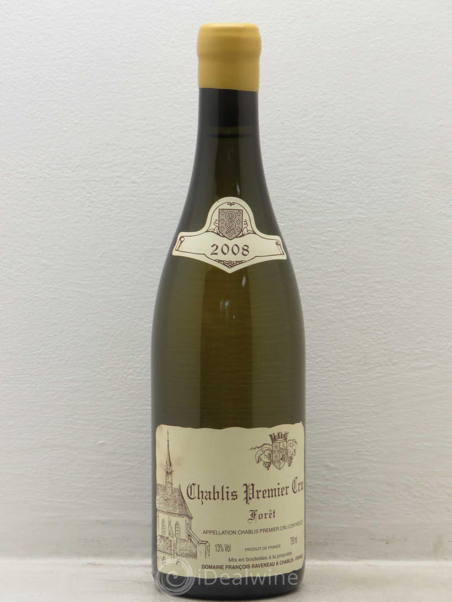 Chablis 1er Cru Forêt Raveneau (Domaine) 2008 - Lot de 1 bouteille - 0