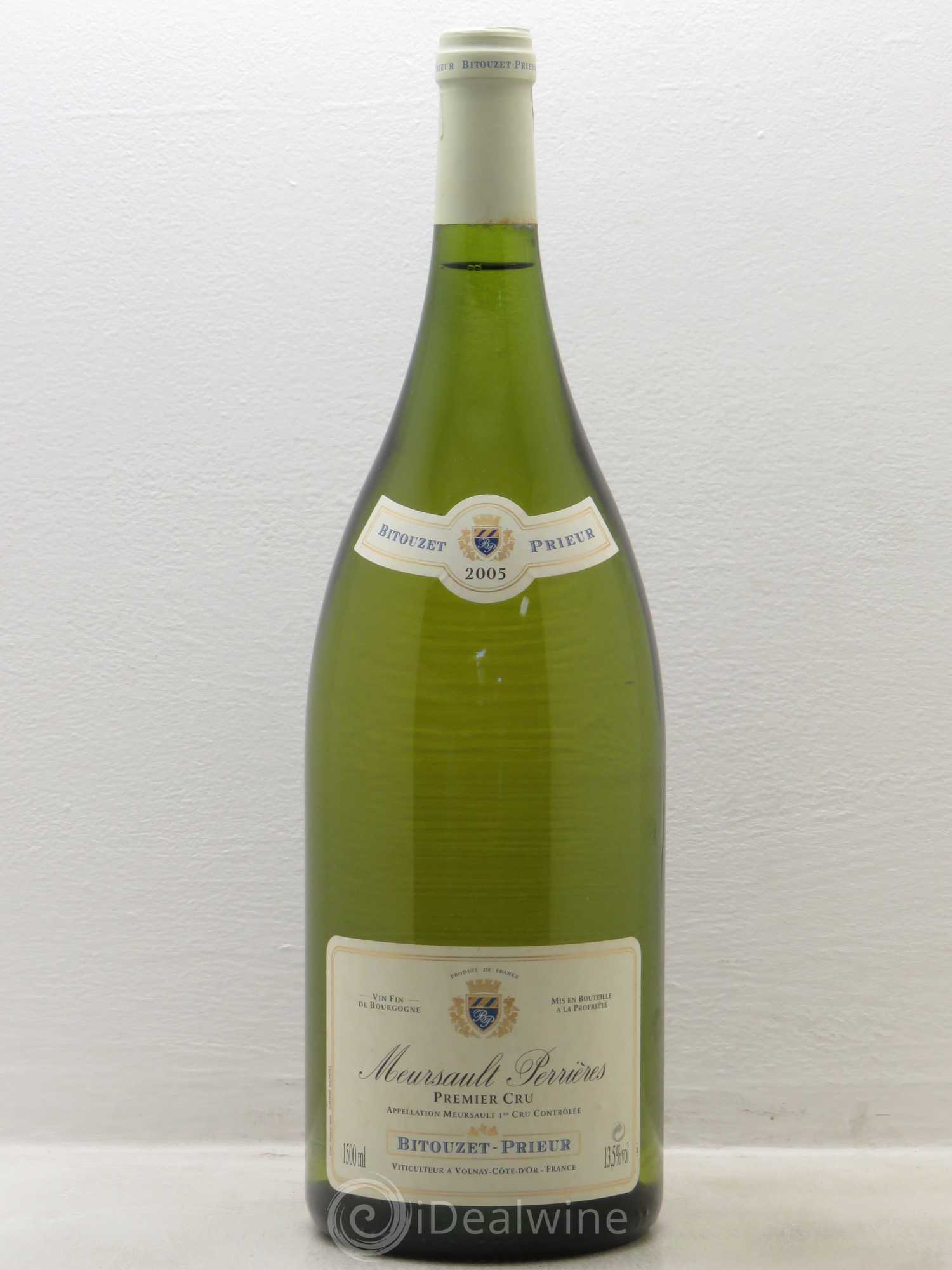 Meursault 1er Cru Domaine Bitouzet-Prieur 2005 - Posten von 1 Magnum - 0