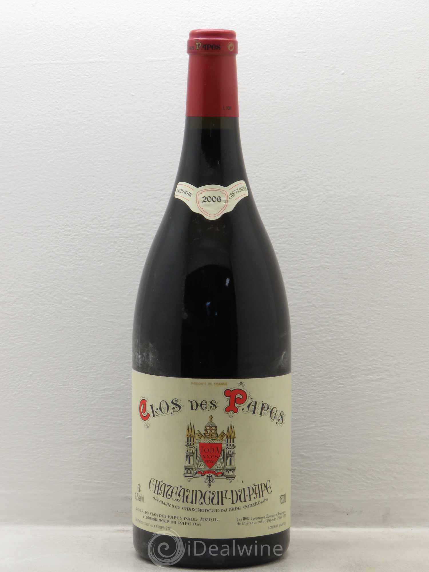 Châteauneuf-du-Pape Clos des Papes - Paul Avril 2006 - Lot de 1 magnum - 0