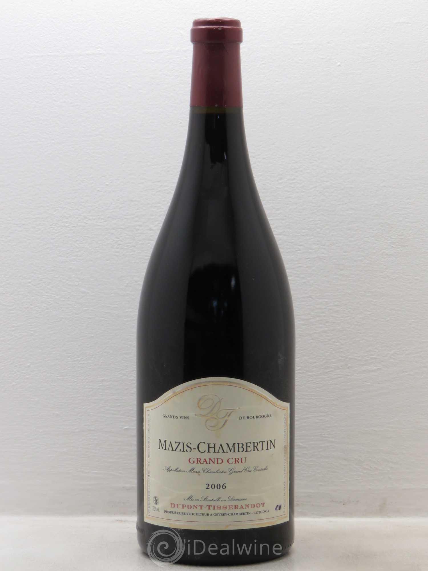 Mazis-Chambertin Grand Cru Dupont-Tisserandot (Domaine) 2006 - Lot de 1 magnum - 0
