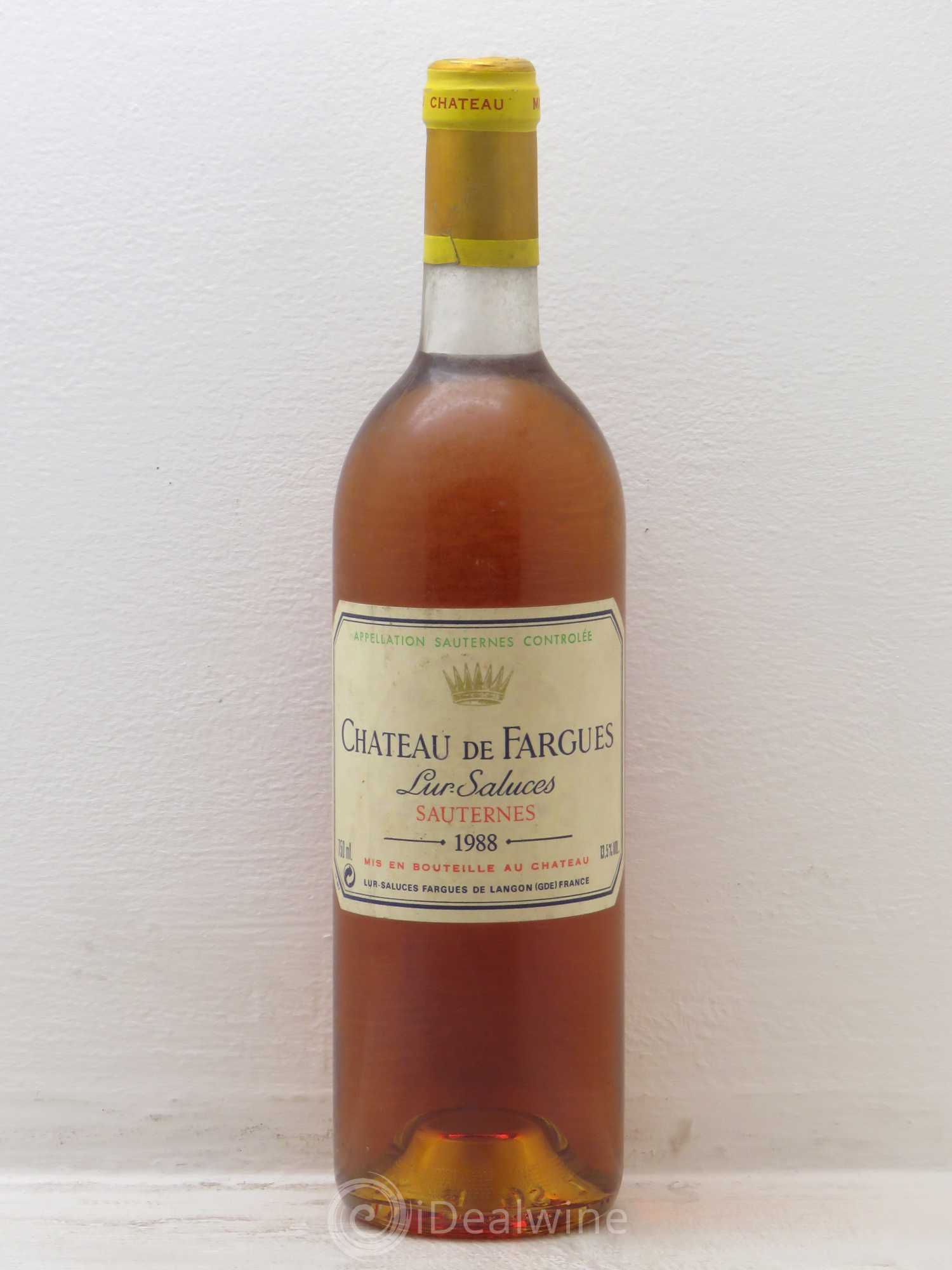 Château de Fargues 1988 - Lotto di 1 bottiglia - 0